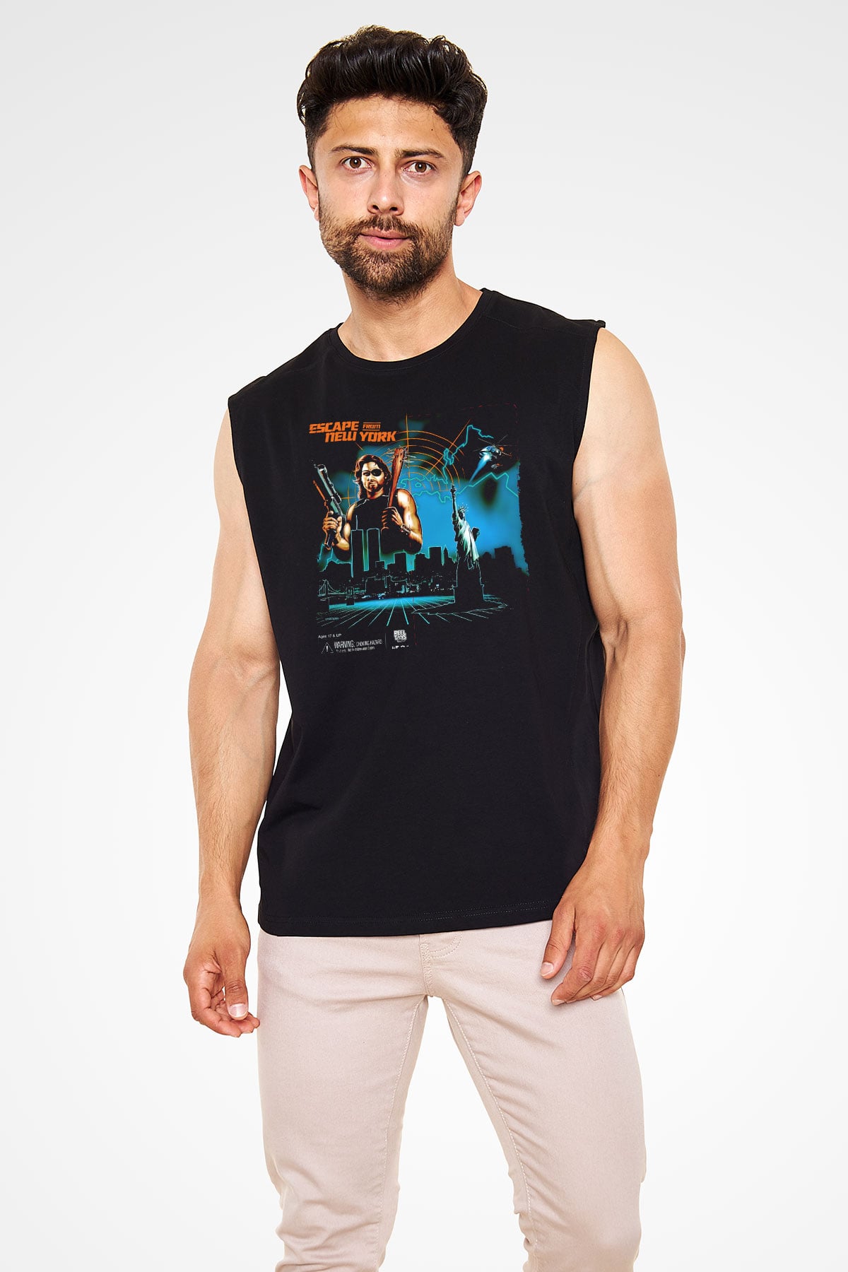 Escape from New York Siyah Unisex  Kolsuz Tişört