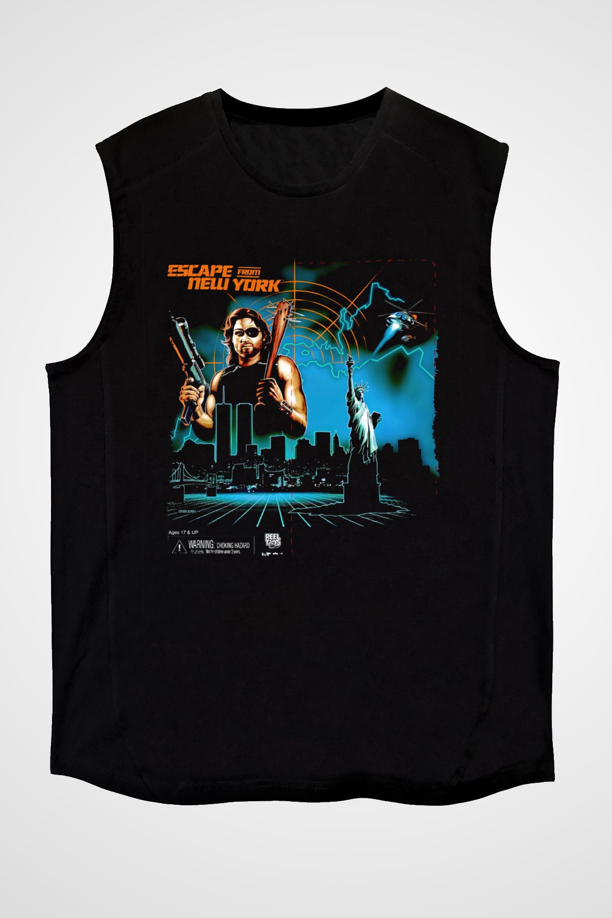 Escape from New York Siyah Unisex  Kolsuz Tişört