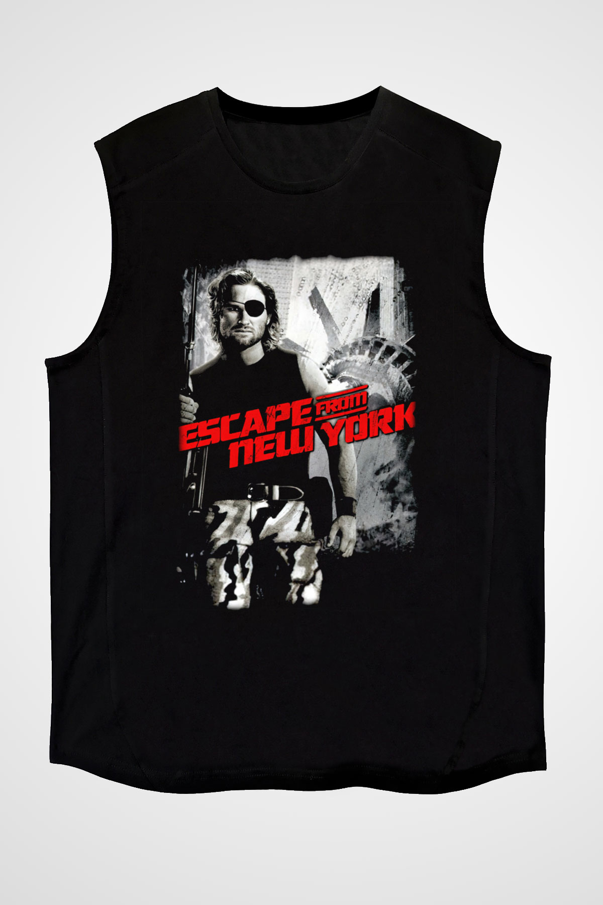 Escape from New York Siyah Unisex  Kolsuz Tişört