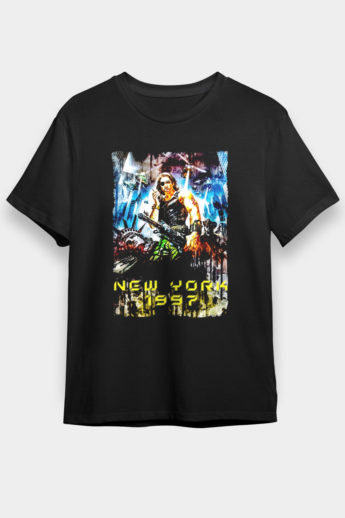 Escape from New York Siyah Unisex Tişört