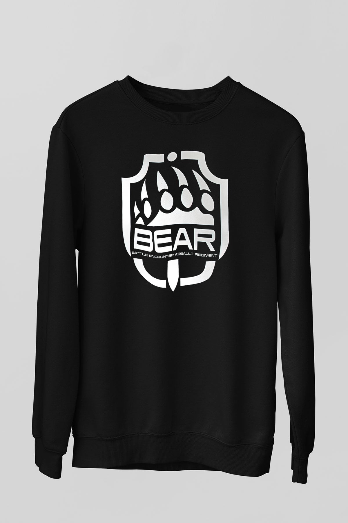 Escape From Tarkov Baskılı Unisex Siyah Sweatshirt