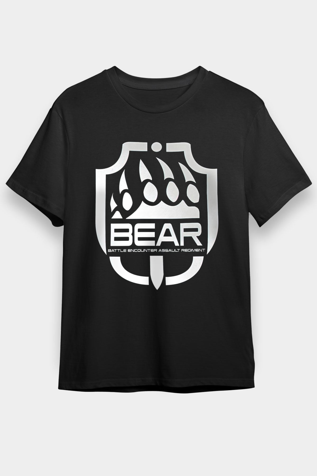 Escape From Tarkov Baskılı Unisex Siyah Tişört - Tshirt
