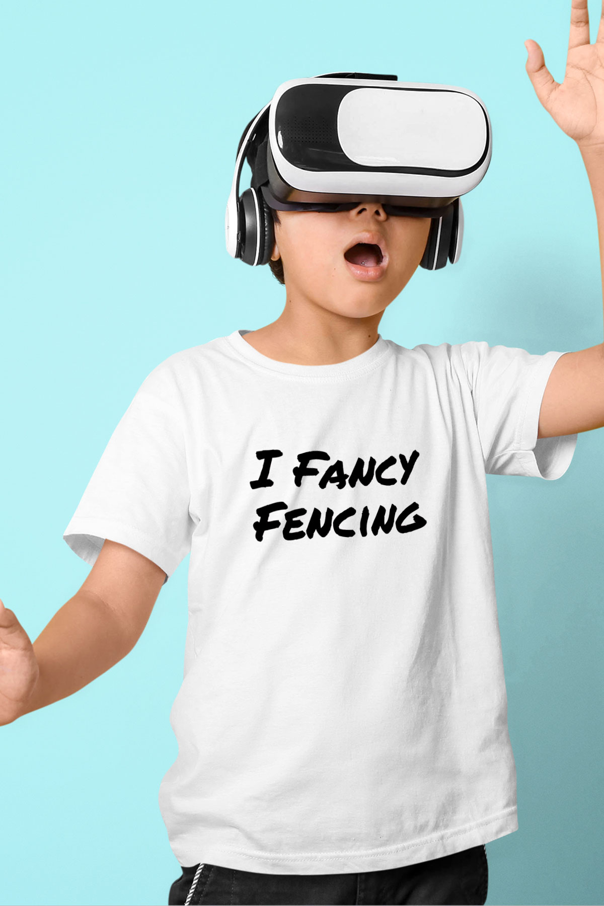 Eskrim Baskılı Unisex Beyaz Çocuk Tişört - Tshirt