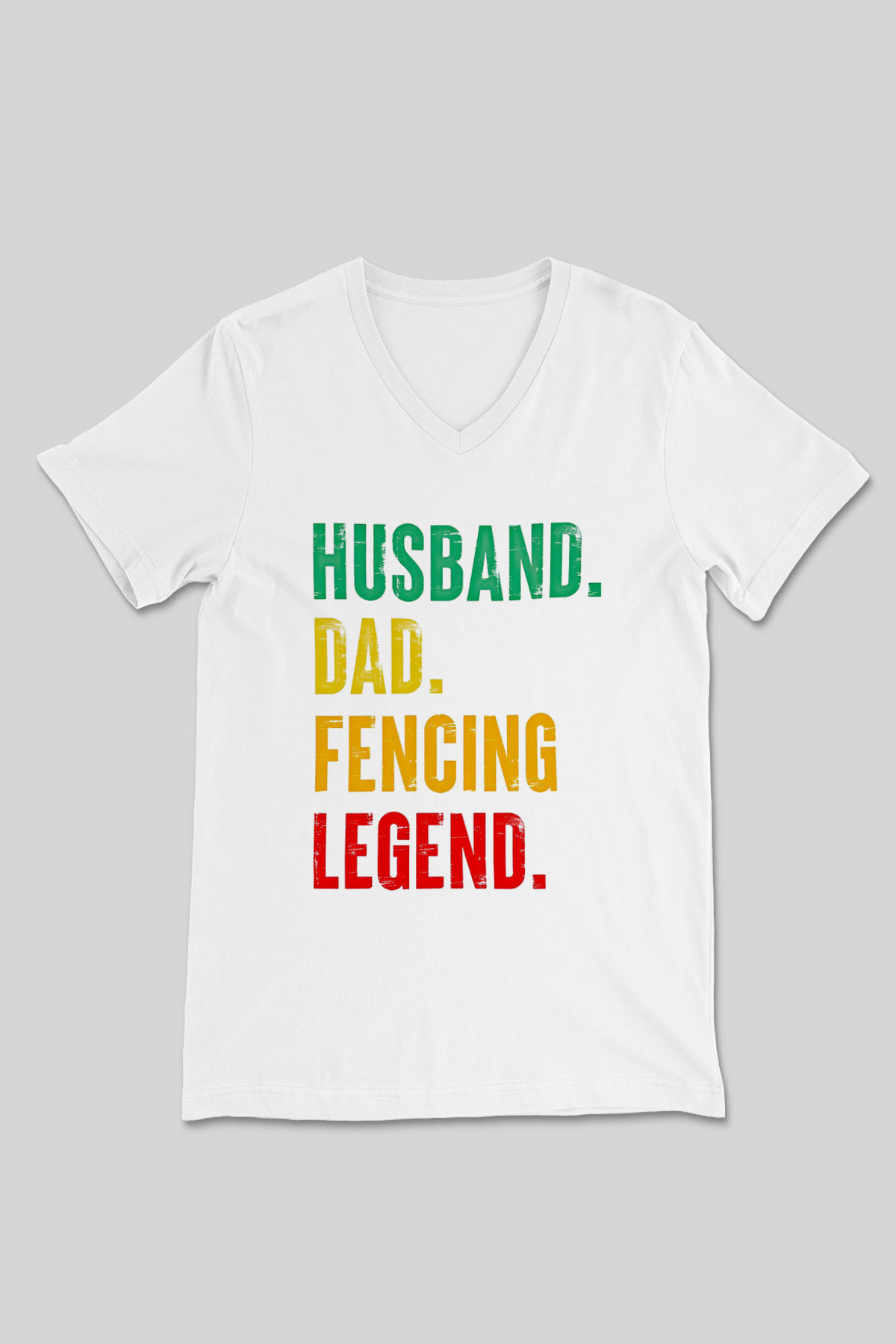 Eskrim Baskılı Unisex V Yaka Tişört - Tshirt