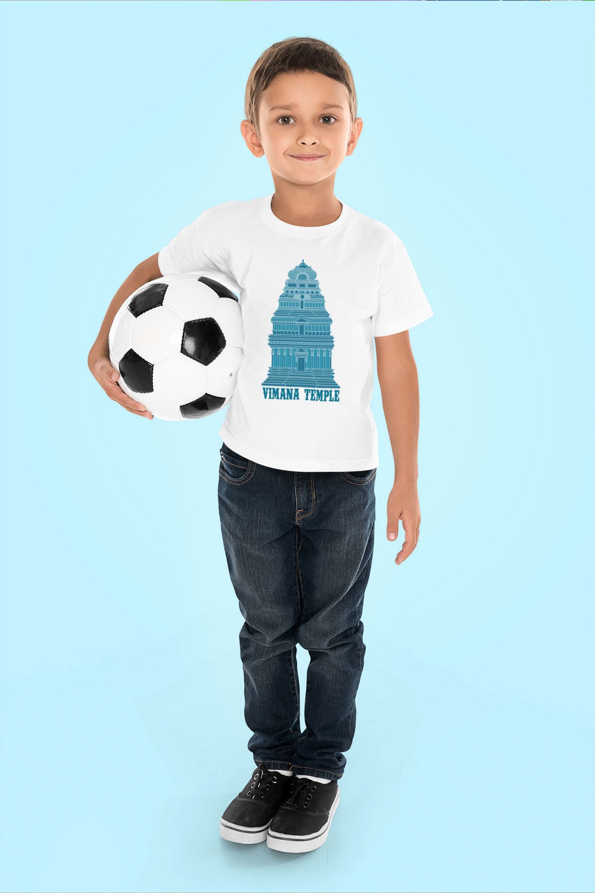 Etnolog Beyaz Unisex Çocuk Tişört