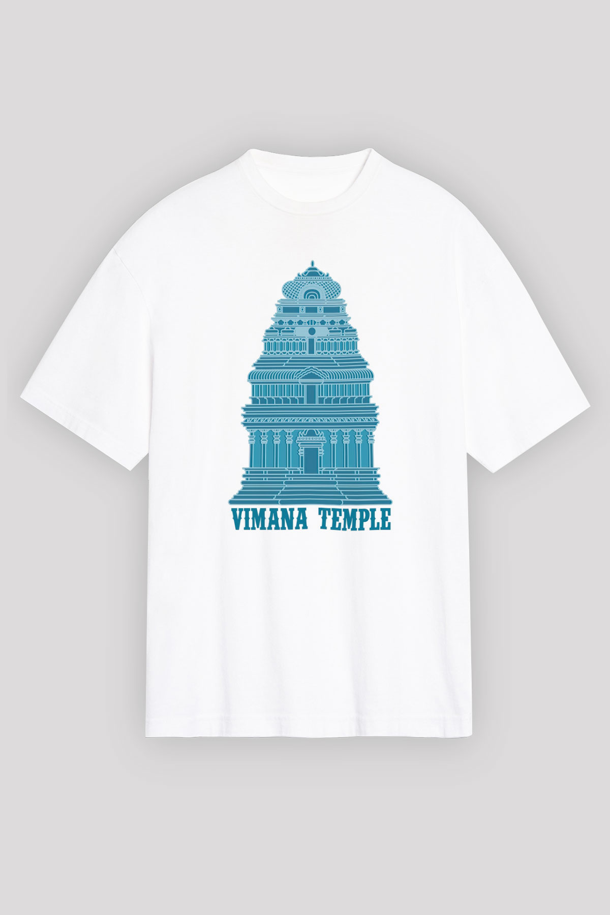 Etnolog Beyaz Oversize Tişört Oversize T-shirt - TişörtFabrikası