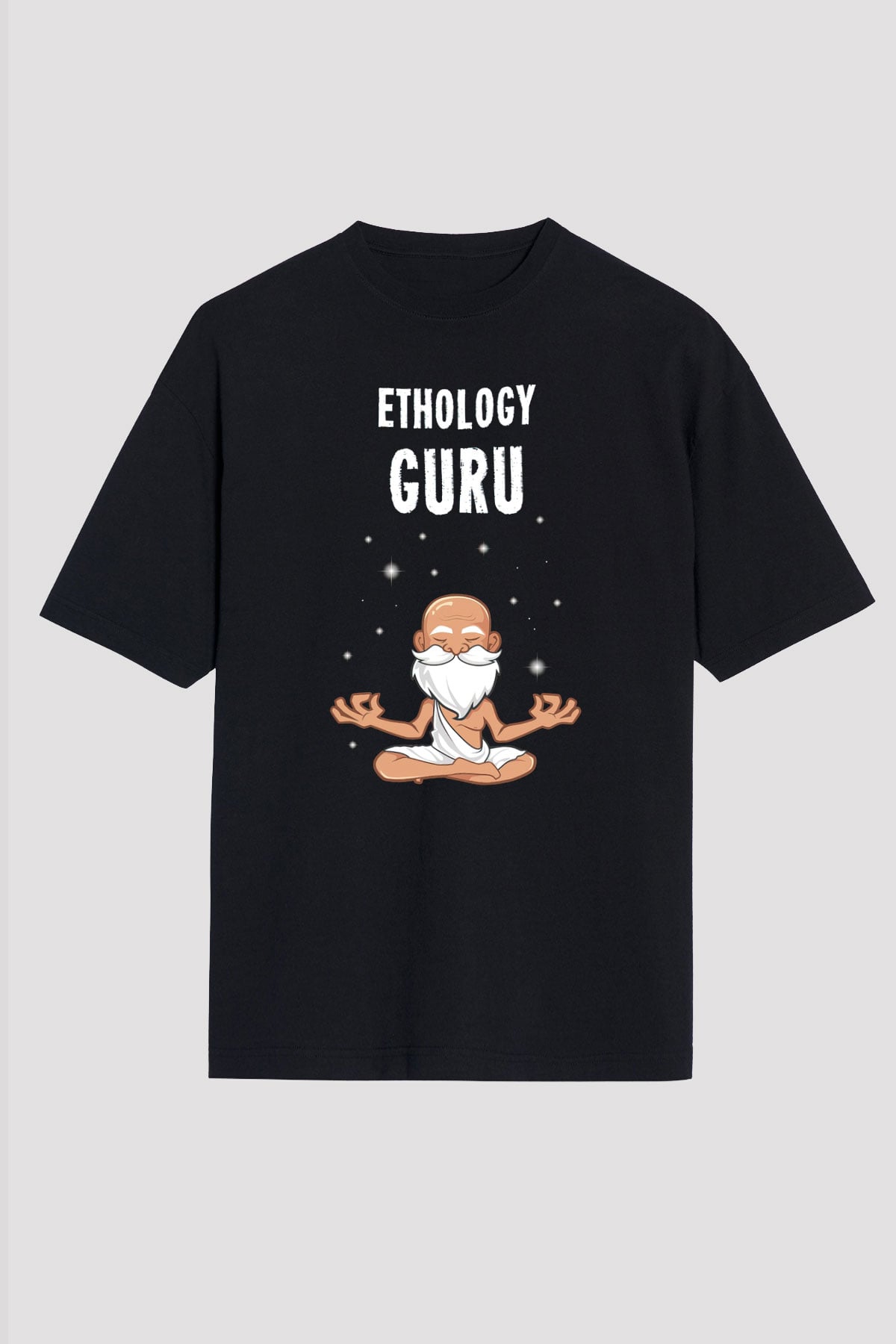 Etolojist Siyah Oversize Tişört Oversize T-shirt - TişörtFabrikası