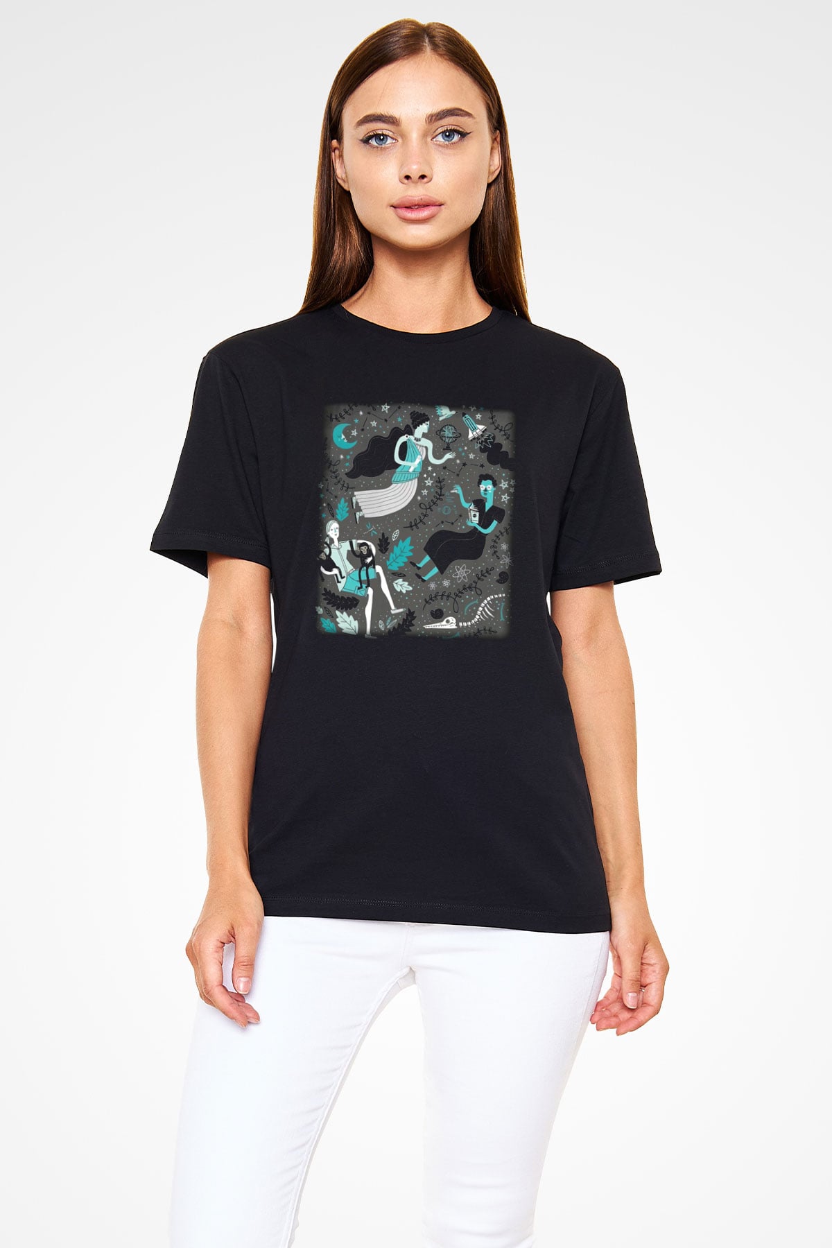 Etolojist Siyah Unisex Tişört T-Shirt - TişörtFabrikası