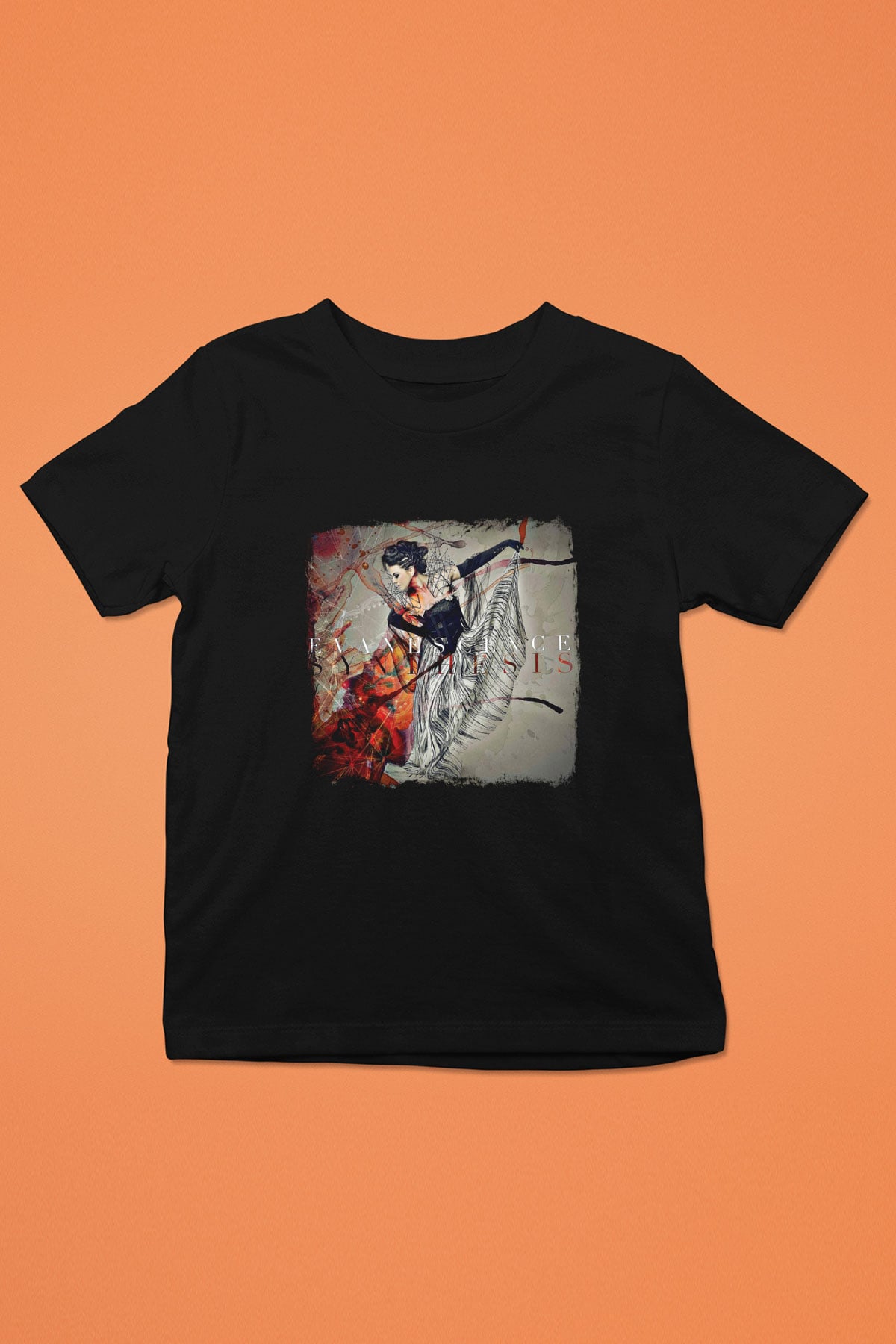 Evanescence Baskılı Unisex Siyah Çocuk Tişört