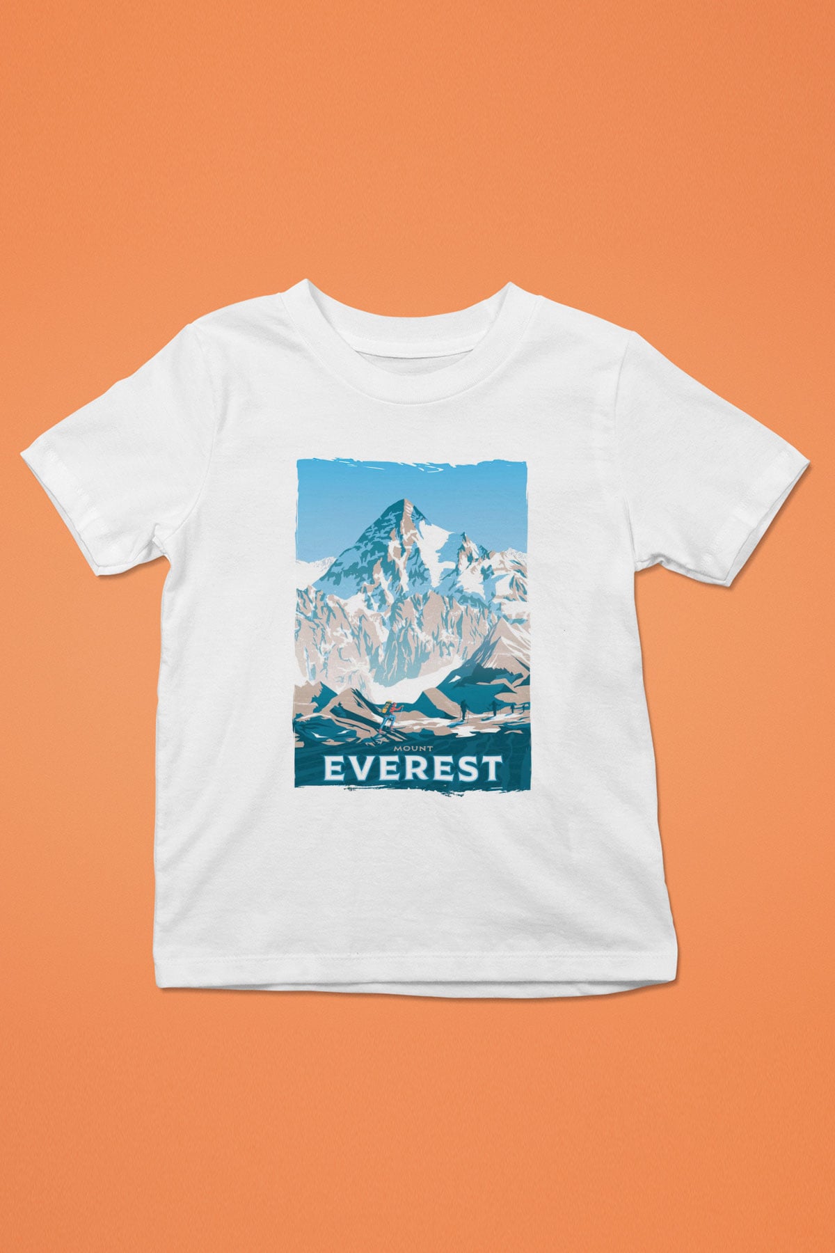 Everest Beyaz Unisex Çocuk Tişört