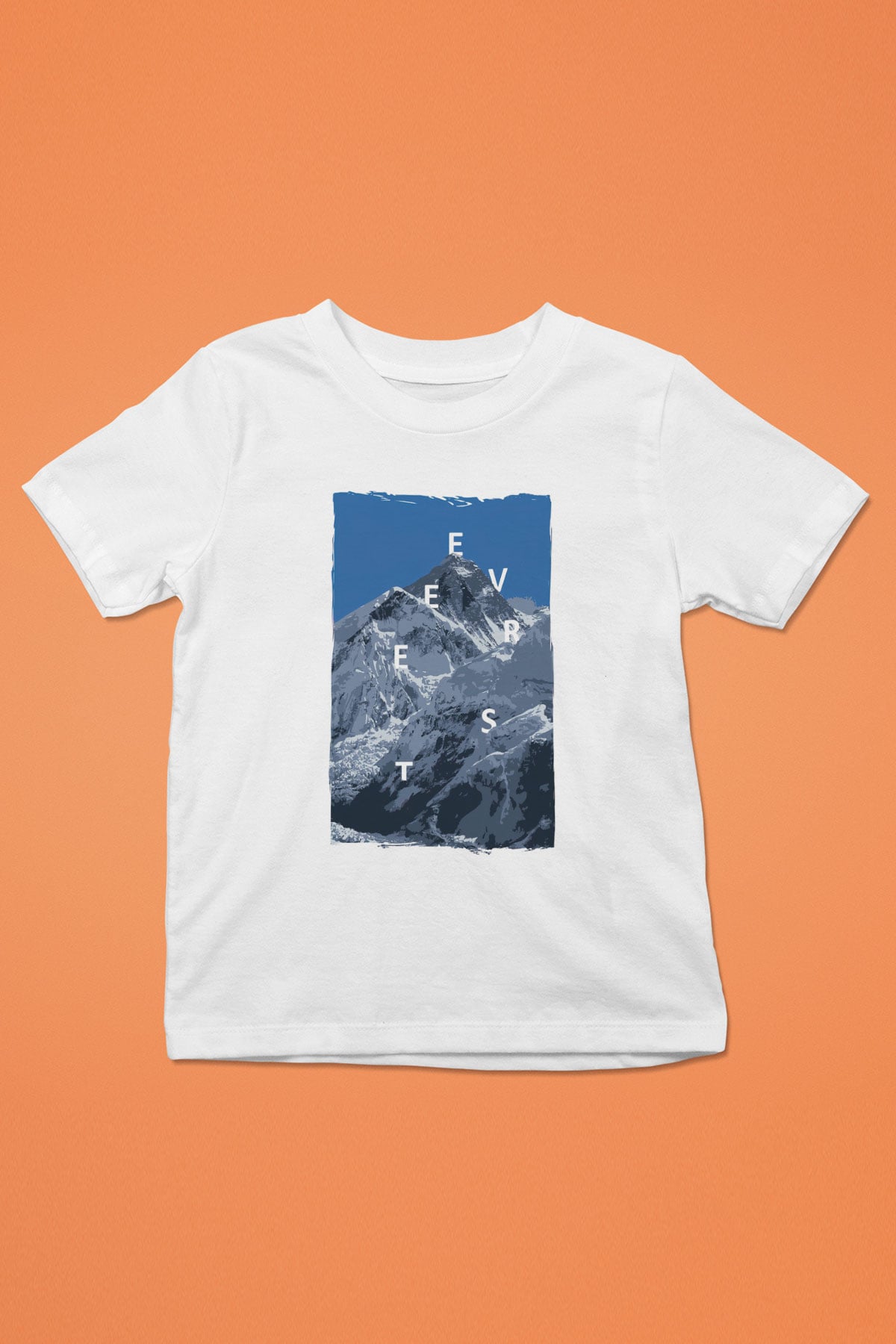 Everest Beyaz Unisex Çocuk Tişört
