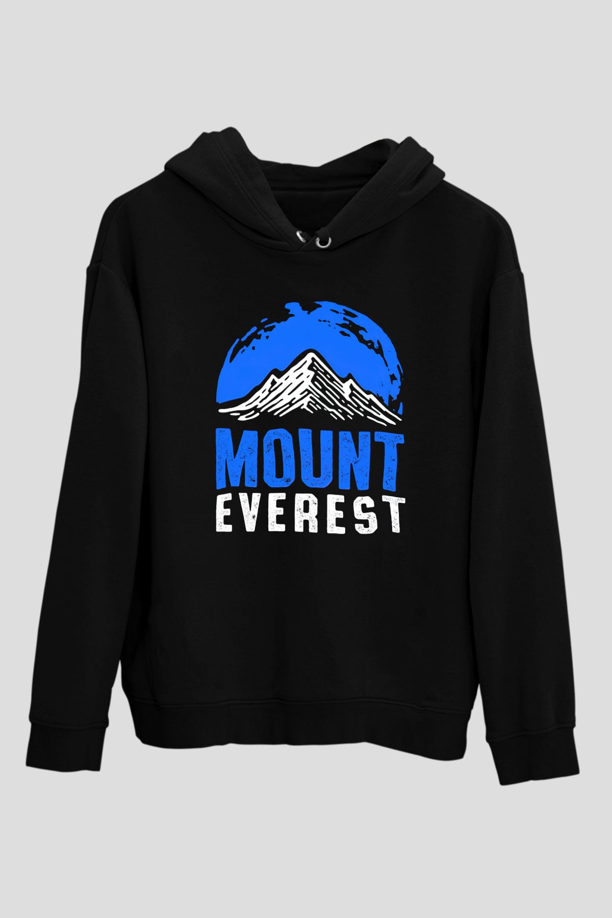 Everest Siyah Unisex Hoodie