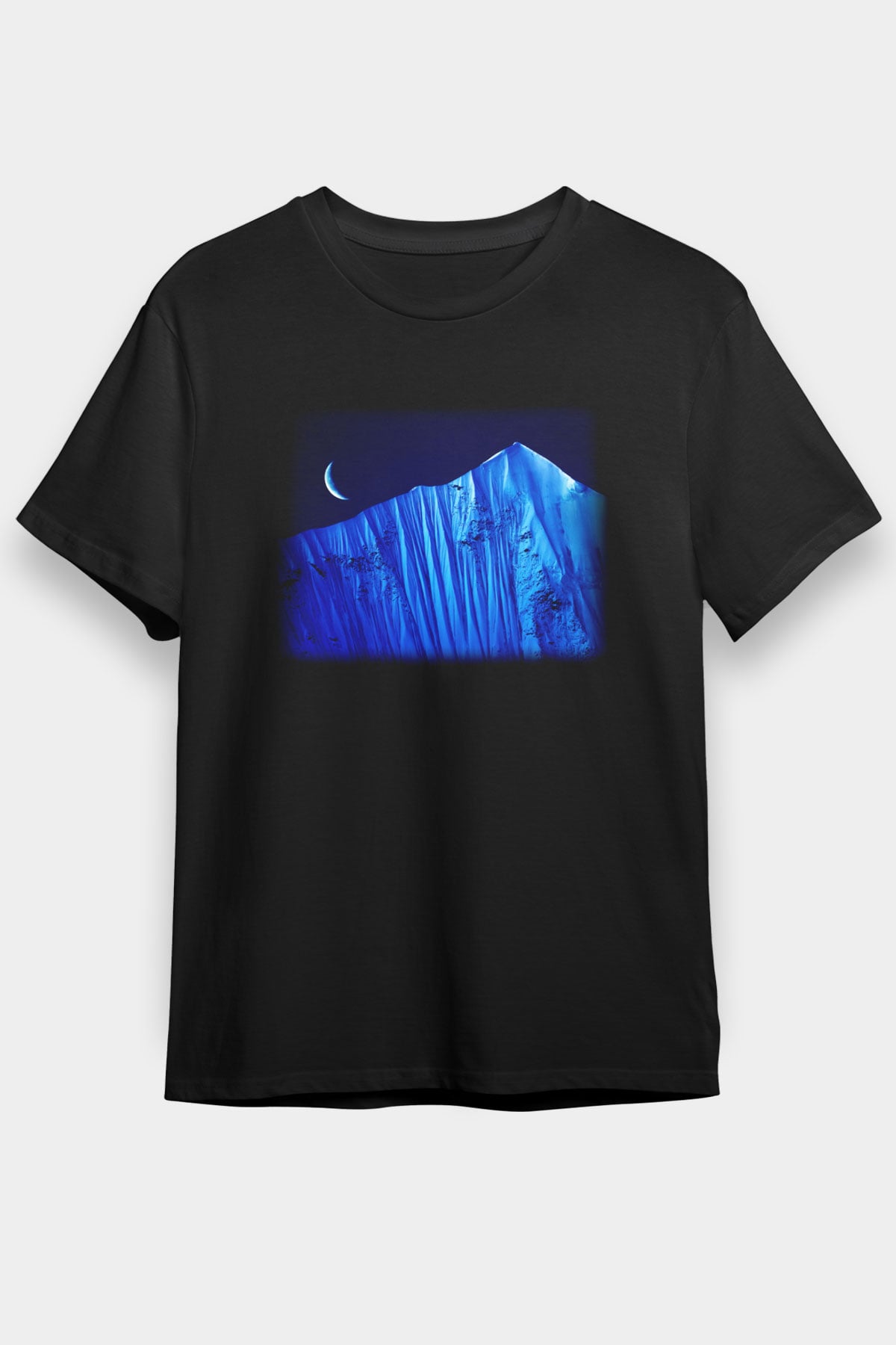 Everest Siyah Unisex Tişört T-Shirt - TişörtFabrikası