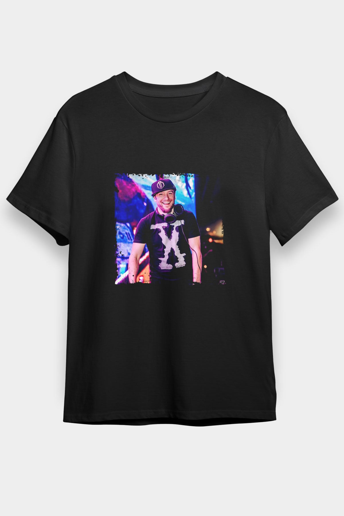 Excision Baskılı Unisex Siyah Tişört