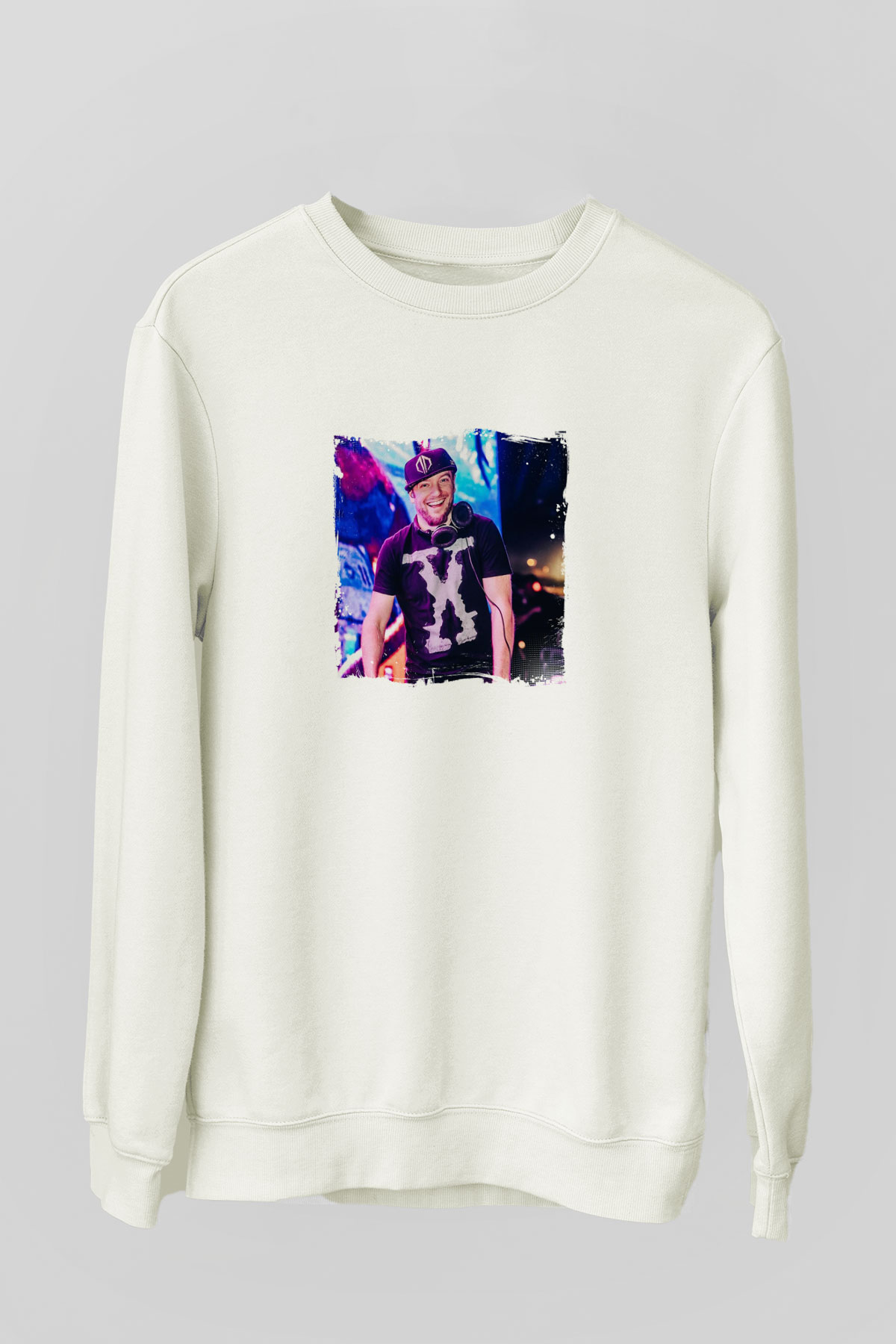 ExcisionBaskılı Beyaz Sweatshirt