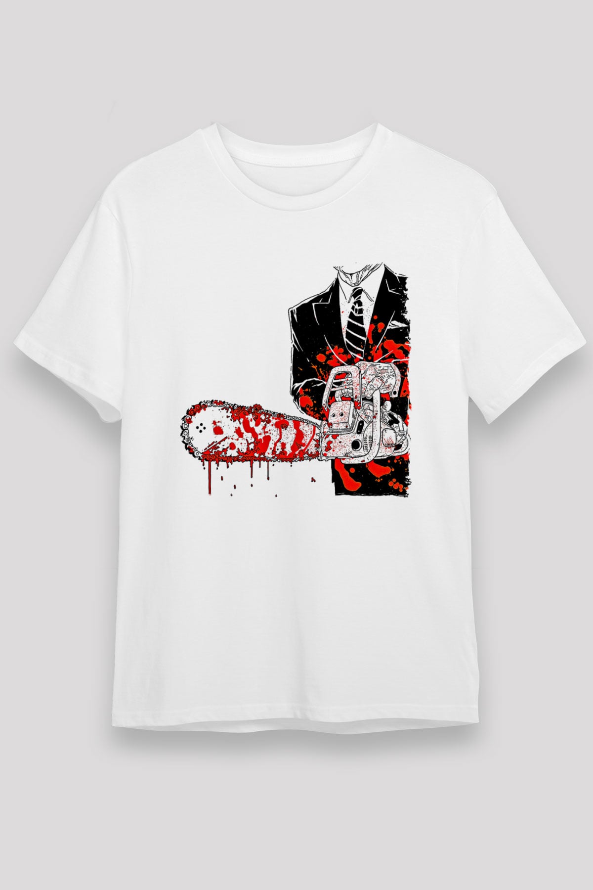 Exhumed Baskılı Unisex Beyaz Tişört - Tshirt