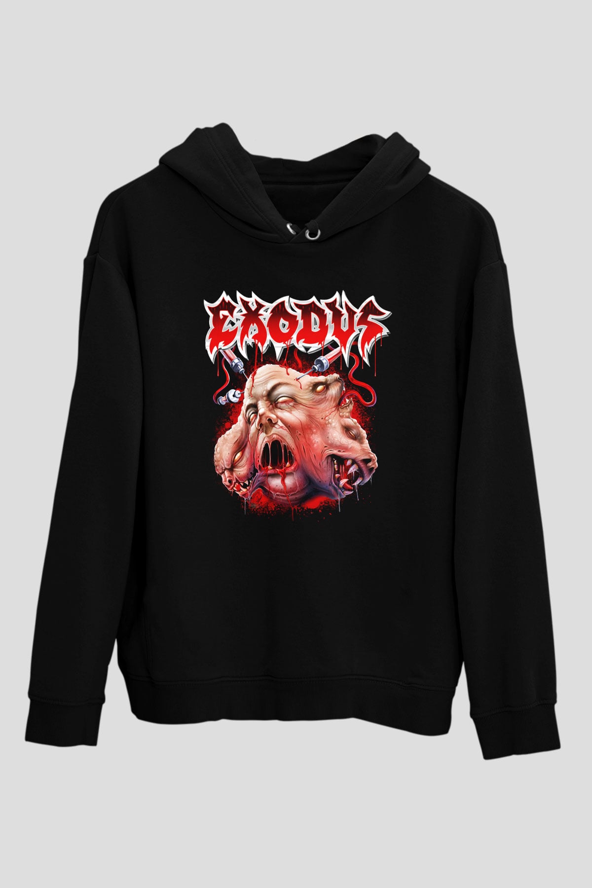Exodus Siyah Unisex Hoodie