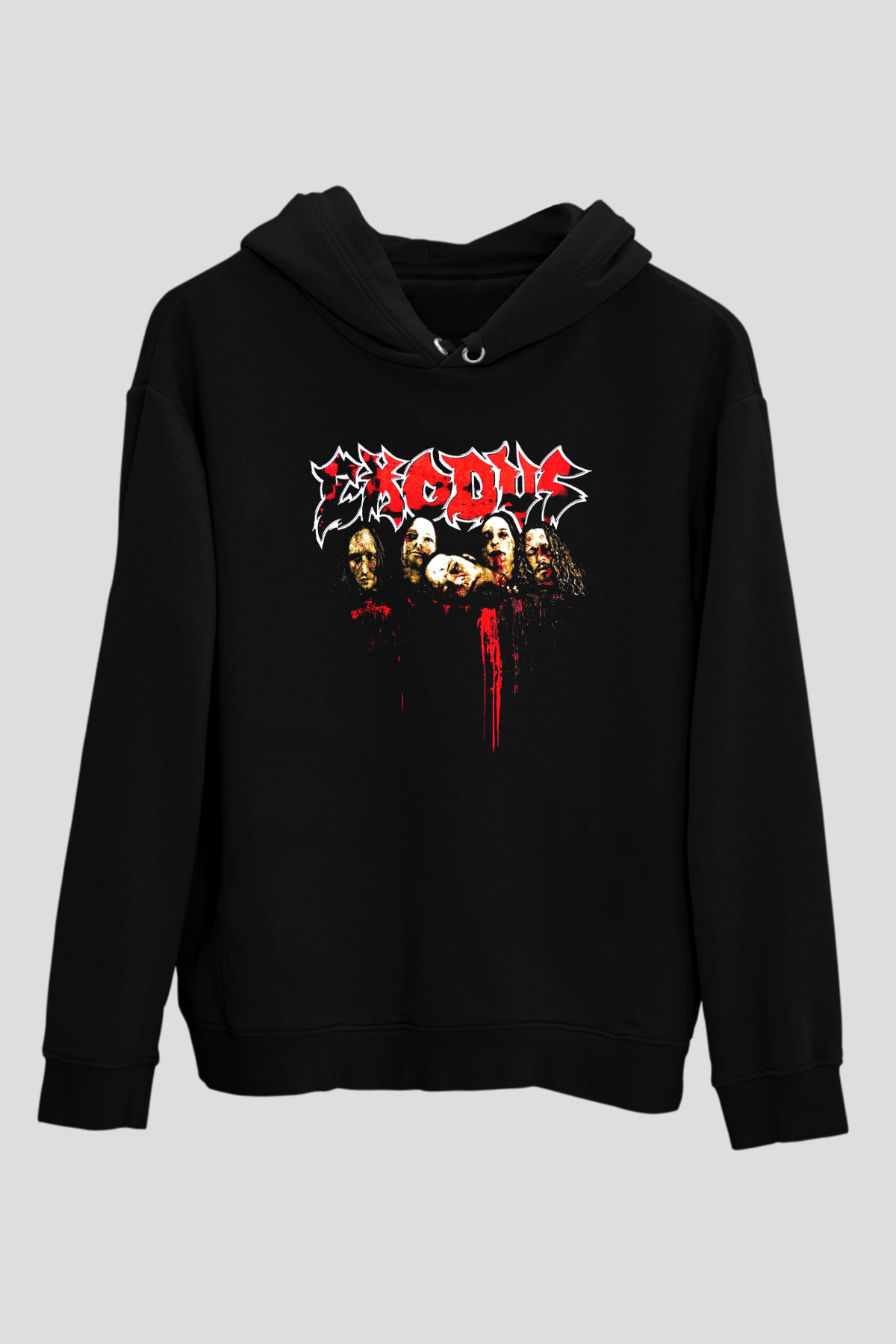 Exodus Siyah Unisex Hoodie
