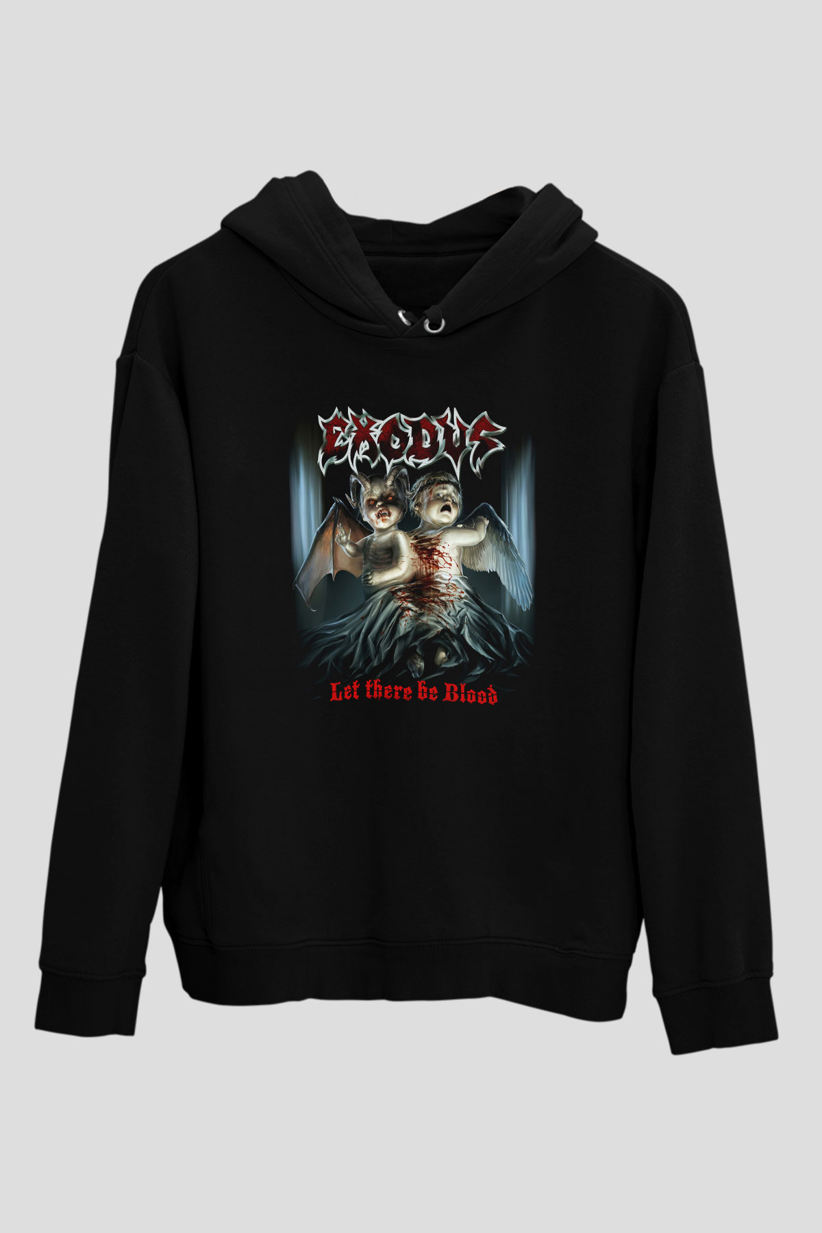Exodus Siyah Unisex Hoodie
