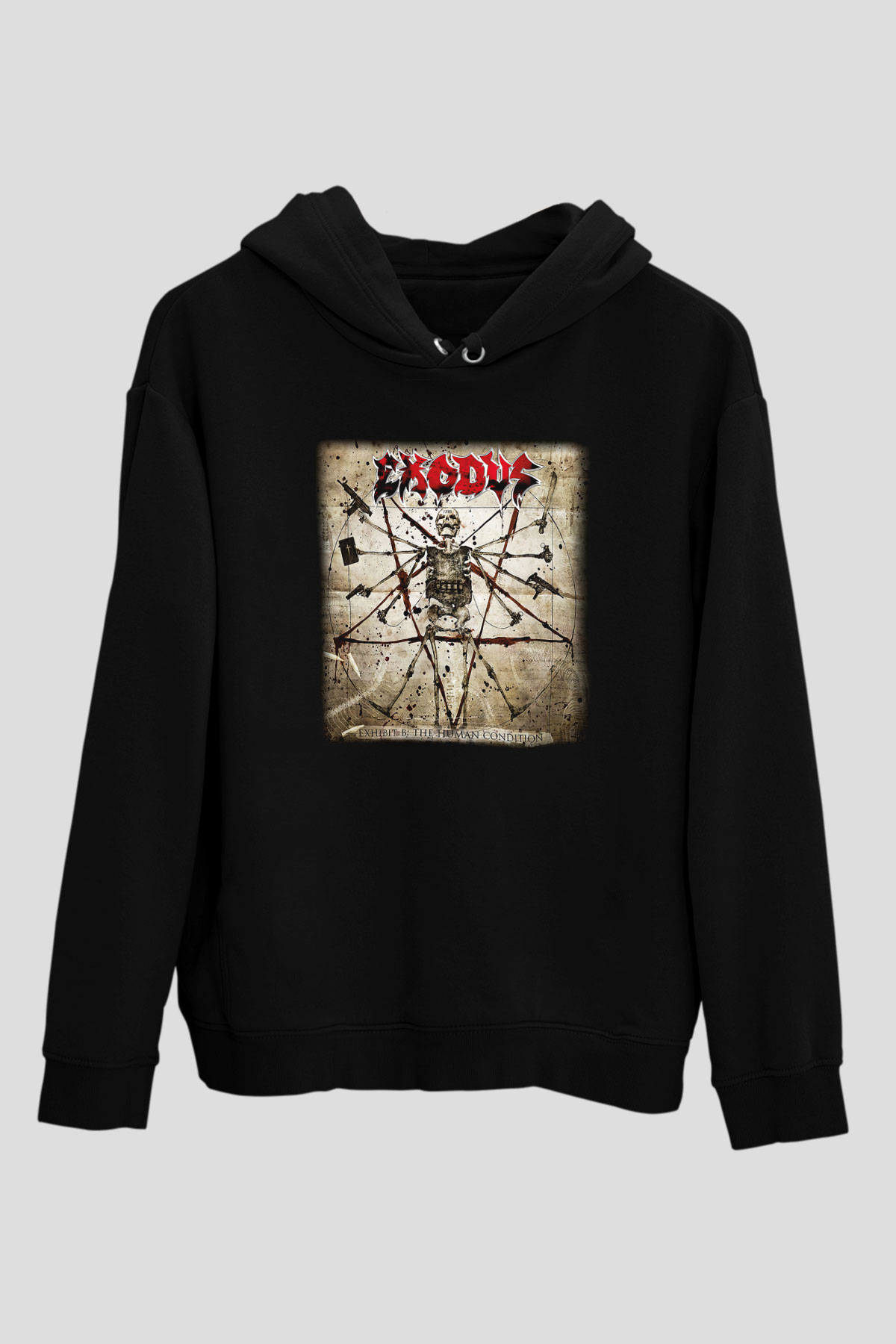 Exodus Siyah Unisex Hoodie