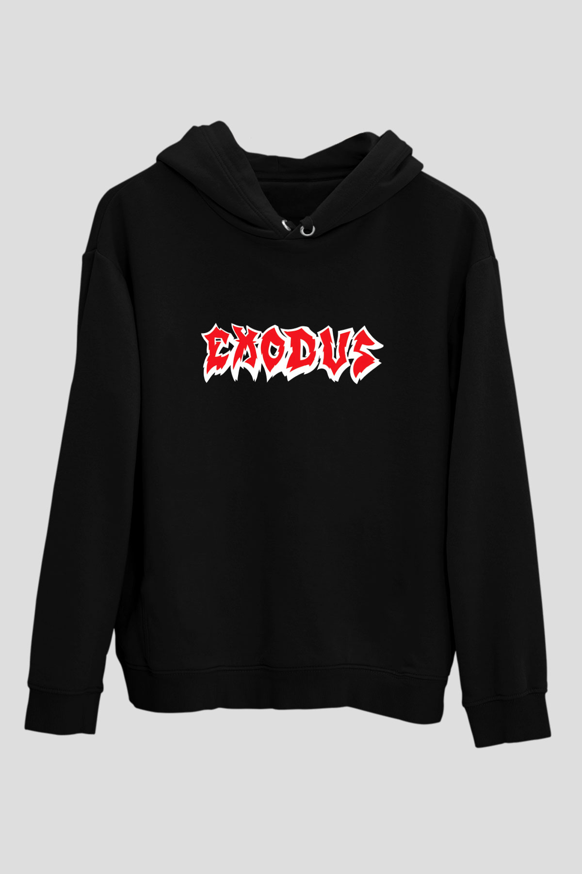 Exodus Siyah Unisex Hoodie