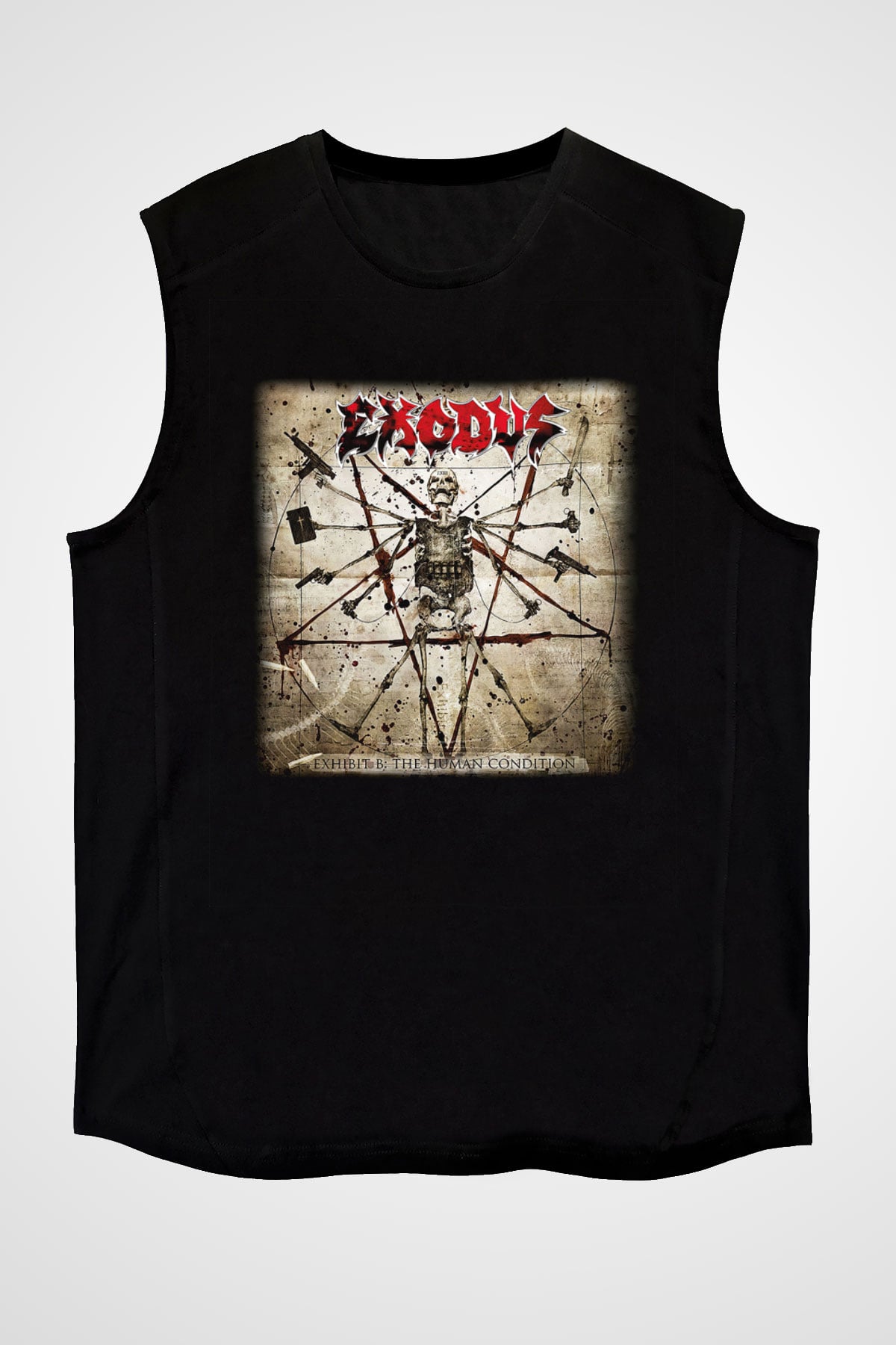 Exodus Siyah Unisex Kolsuz Tişört