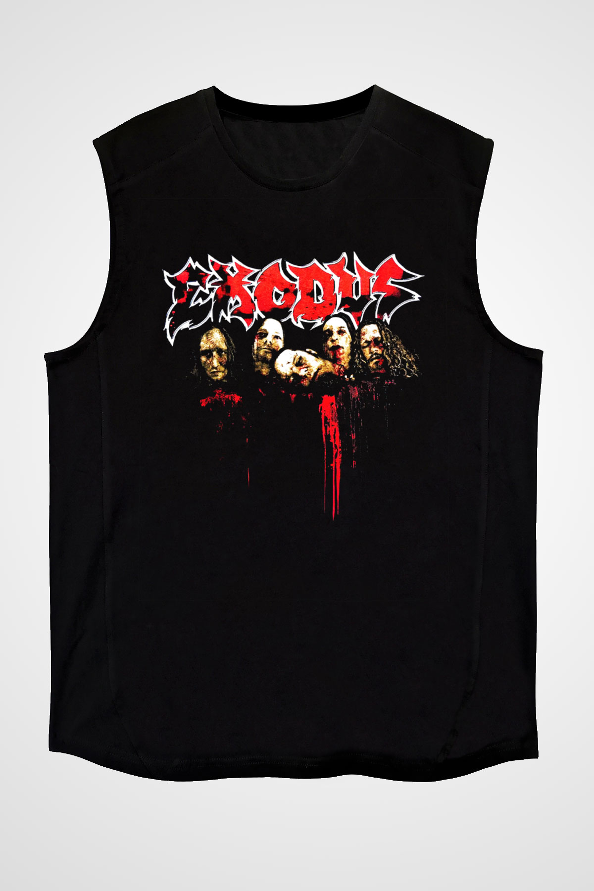 Exodus Siyah Unisex Kolsuz Tişört