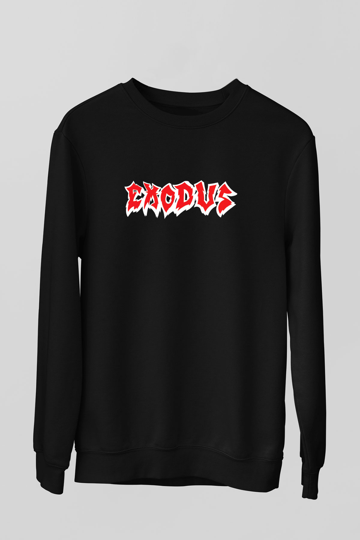 Exodus Siyah Unisex Sweatshirt