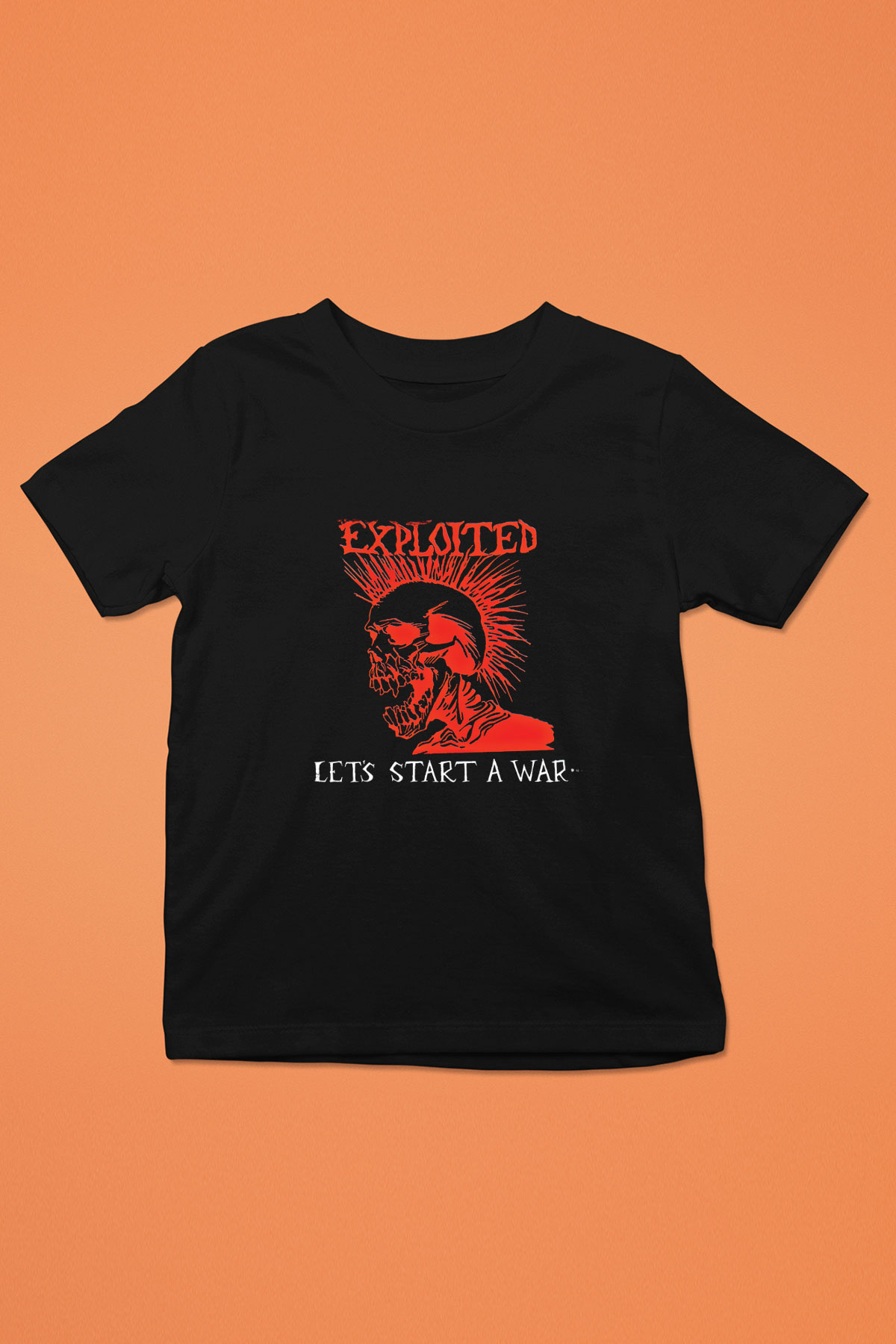 Exploited Baskılı Unisex Siyah Çocuk Tişört