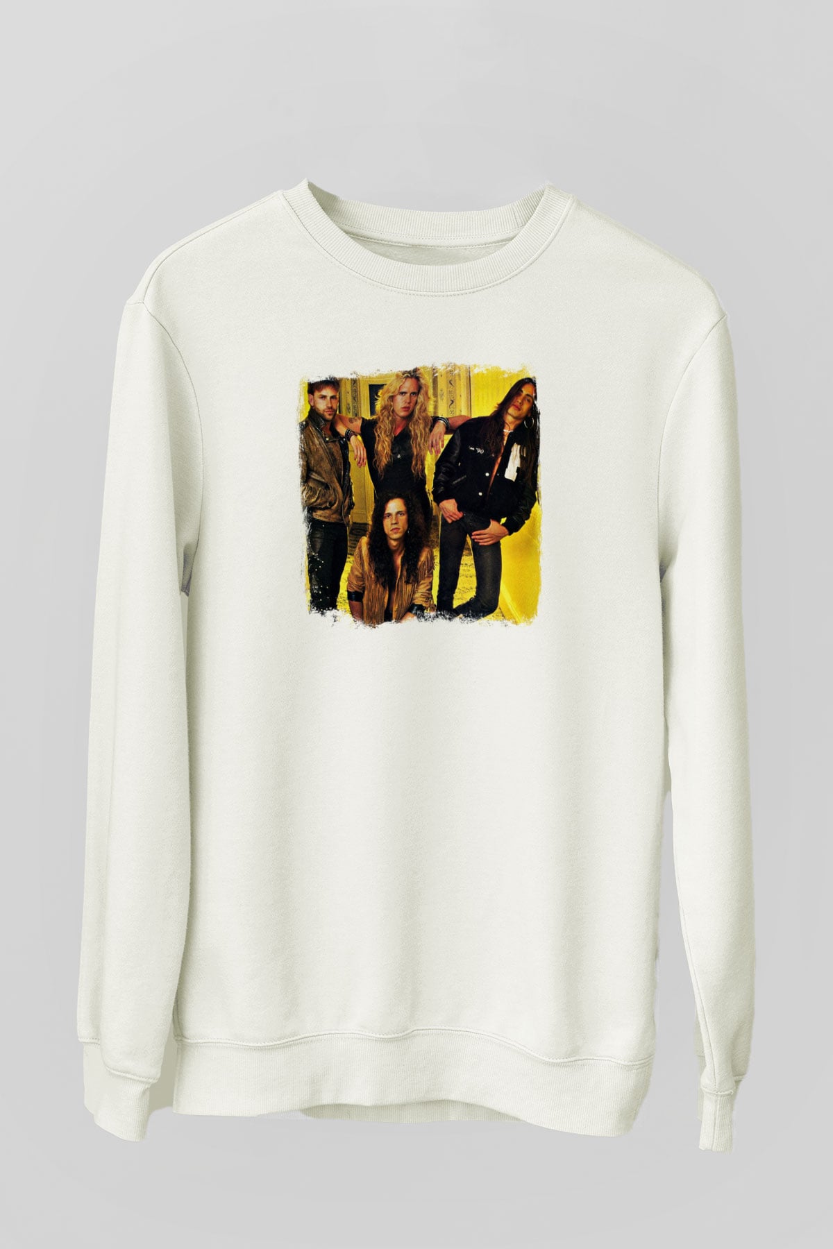 Extreme Baskılı Unisex Beyaz Sweatshirt