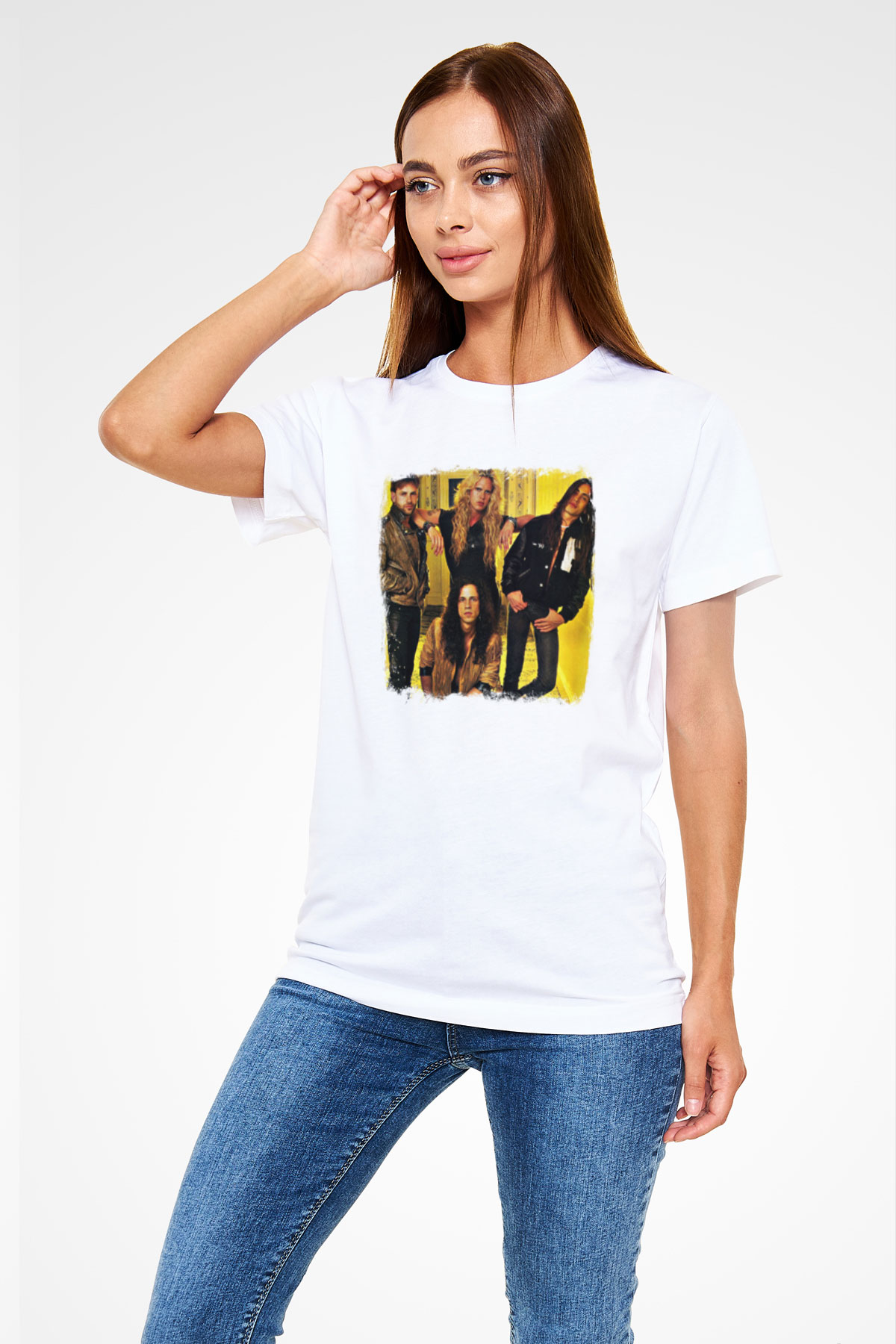 Extreme Baskılı Unisex Beyaz Tişört
