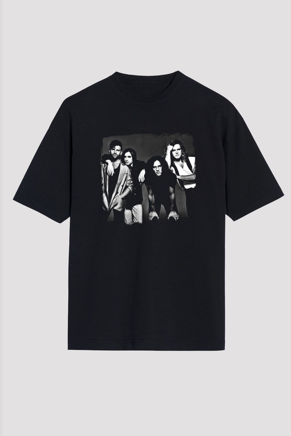 Extreme Baskılı Unisex Siyah Oversize Tişört