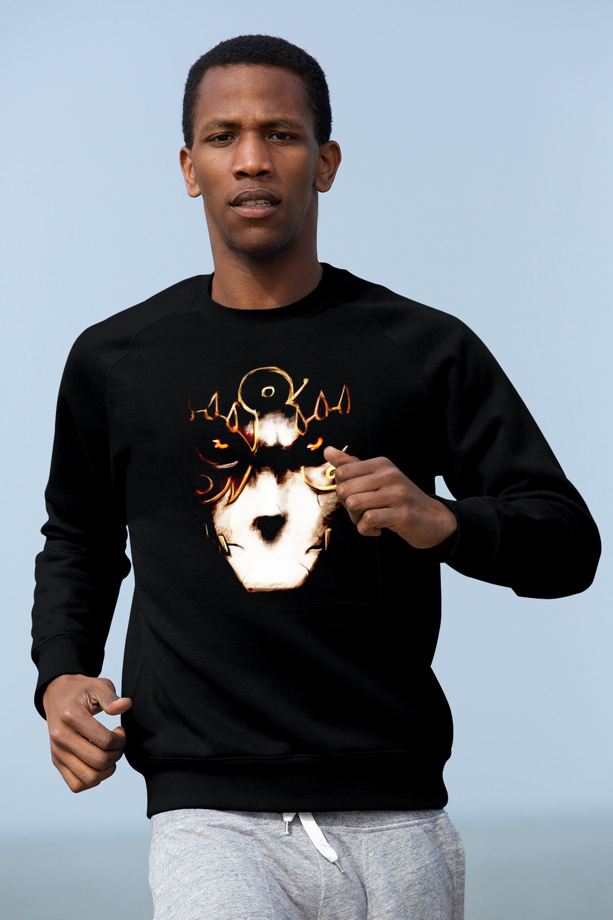Fable Siyah Unisex Sweatshirt