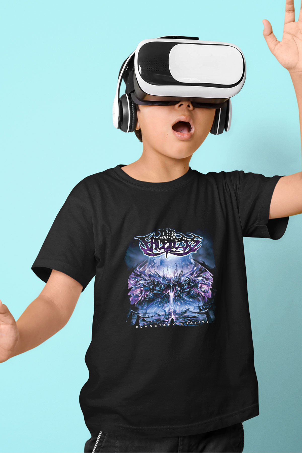 Faceless (The) Baskılı Unisex Siyah Çocuk Tişört