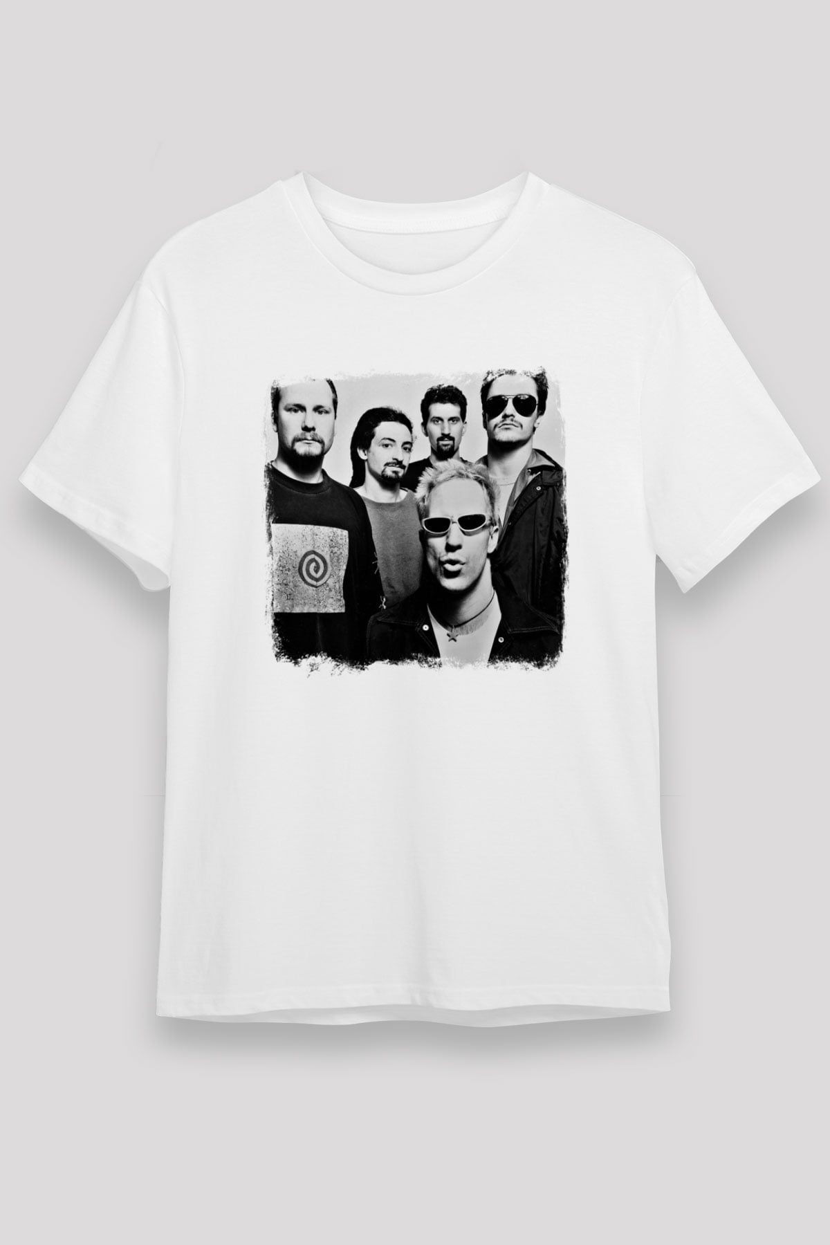 Faith No More Baskılı Unisex Beyaz Tişört