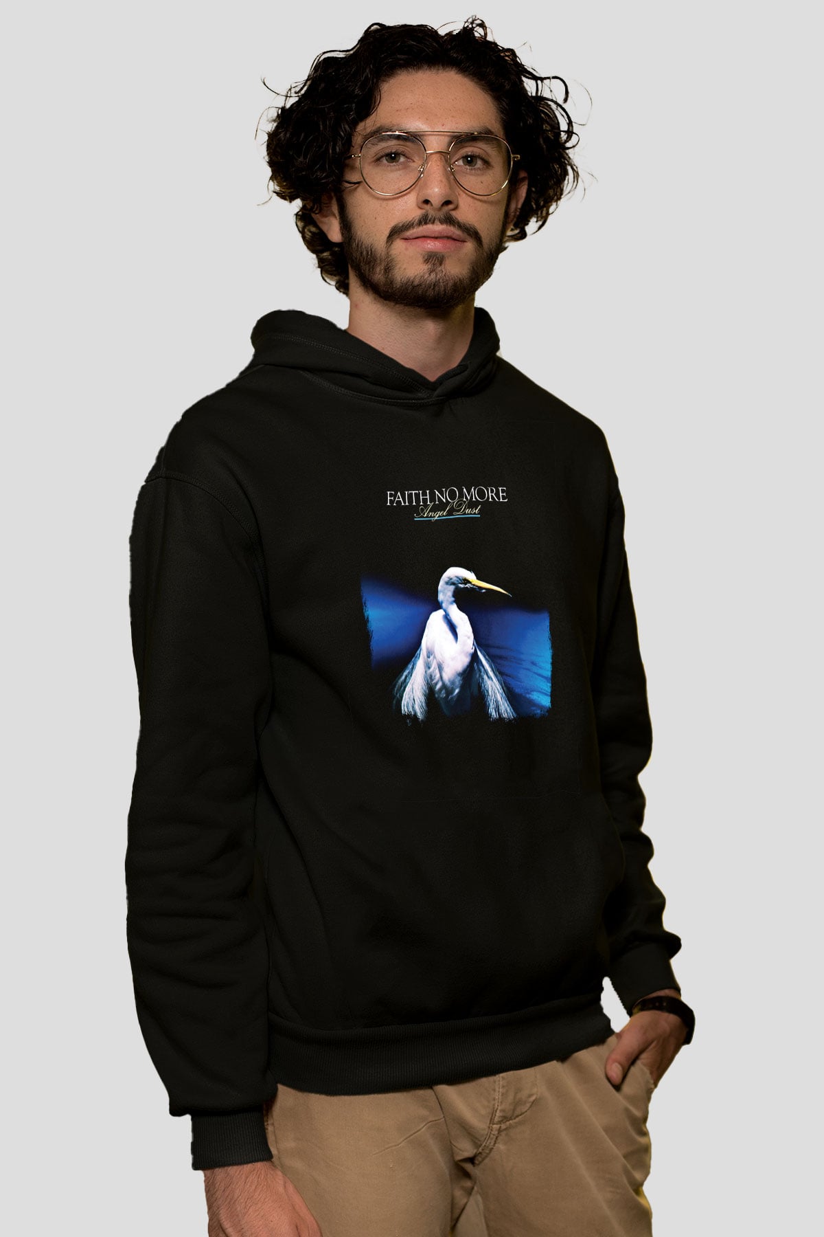 Faith No More Baskılı Unisex Siyah Hoodie