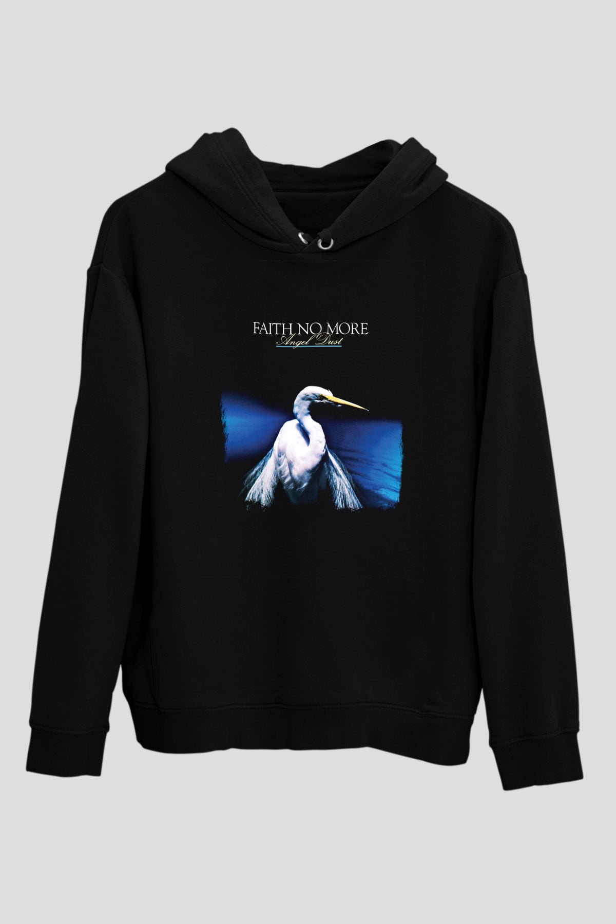 Faith No More Baskılı Unisex Siyah Hoodie