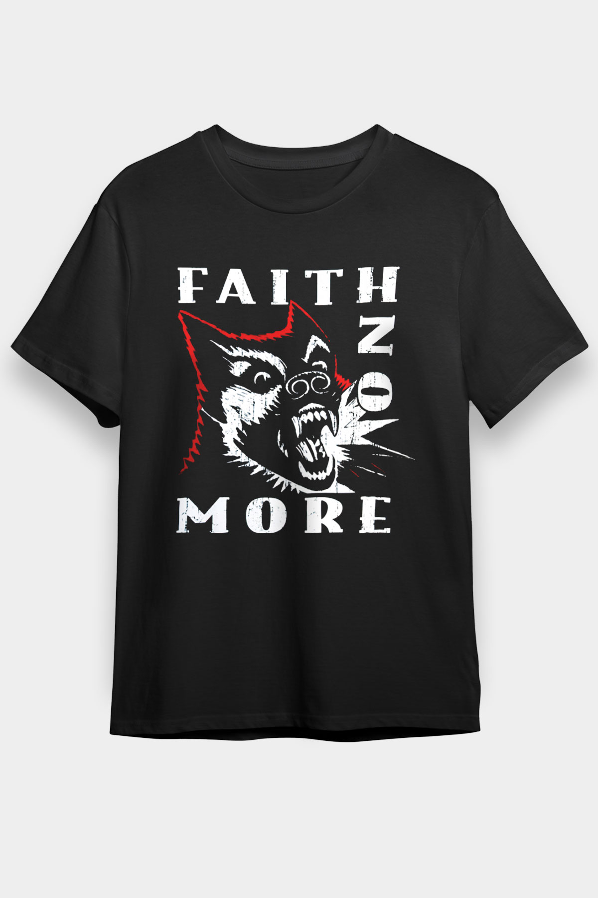 Faith No More Siyah Unisex Tişört T-Shirt - TişörtFabrikası