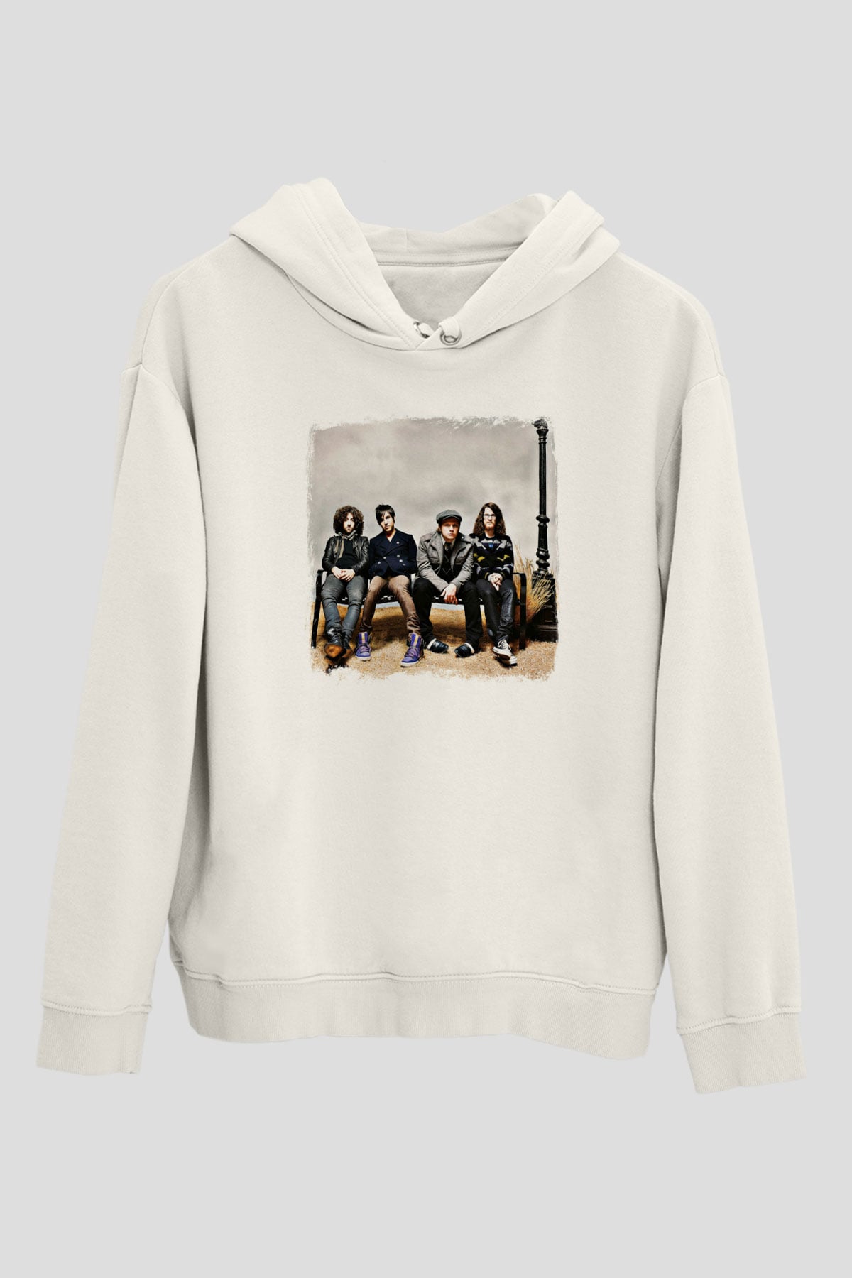 Fall Out Boy Baskılı Unisex Beyaz Hoodie