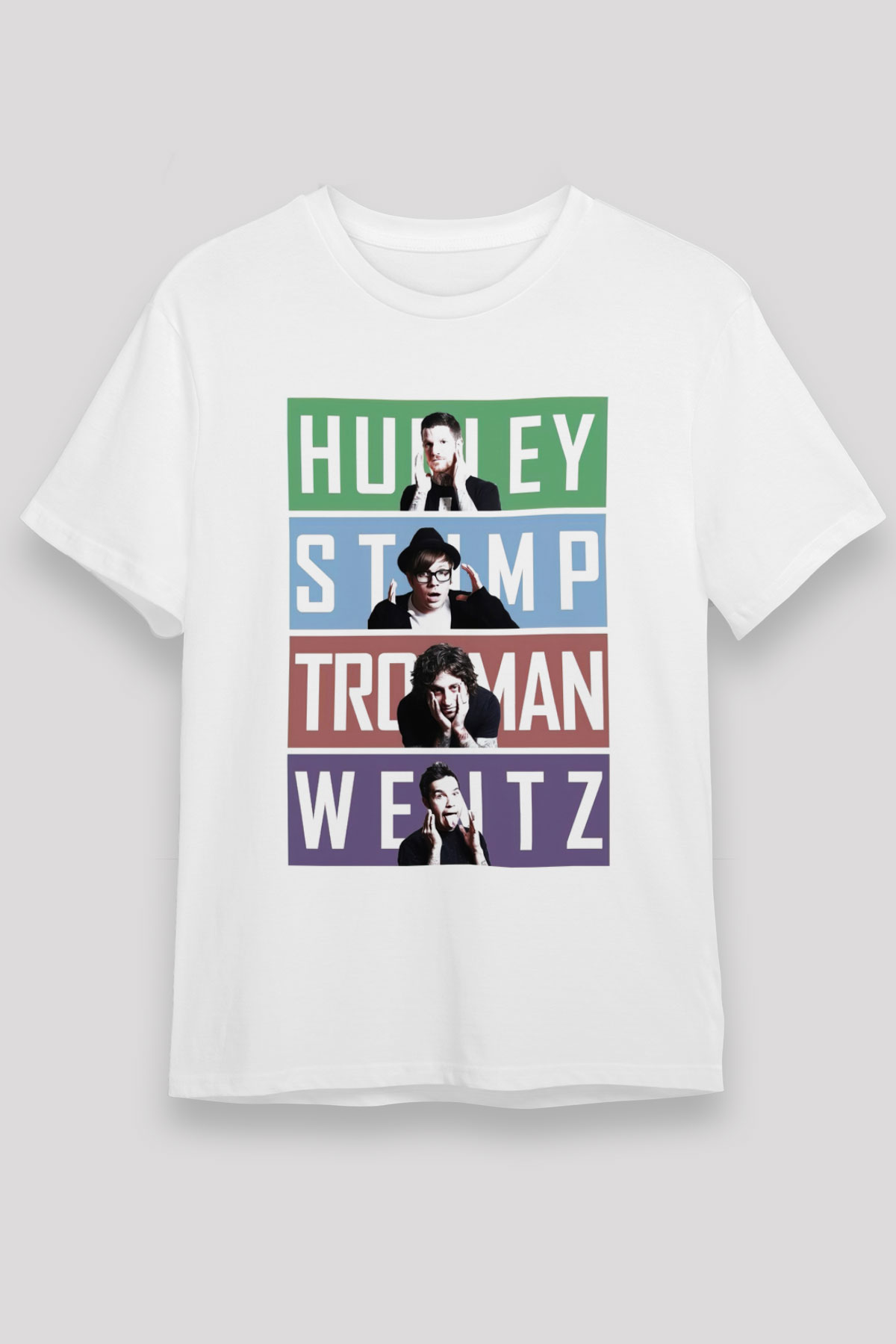 Fall Out Boy Beyaz Unisex Tişört T-Shirt - TişörtFabrikası