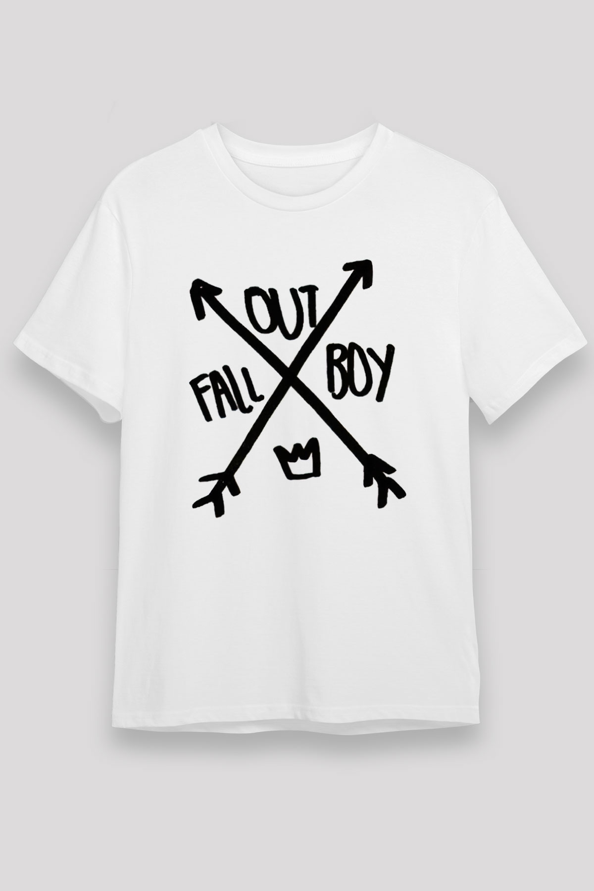 Fall Out Boy Beyaz Unisex Tişört T-Shirt - TişörtFabrikası