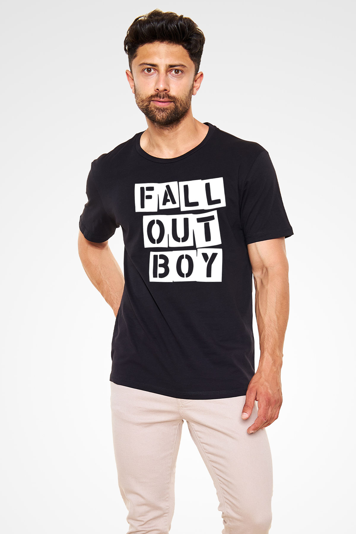 Fall Out Boy Siyah Unisex Tişört T-Shirt - TişörtFabrikası
