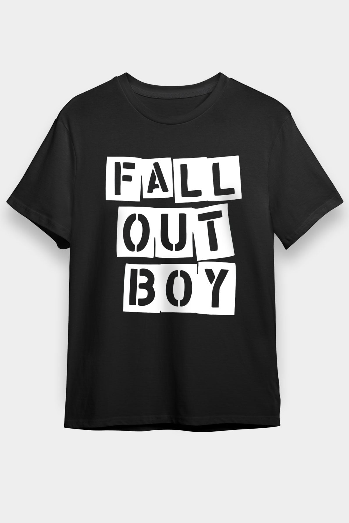 Fall Out Boy Siyah Unisex Tişört T-Shirt - TişörtFabrikası
