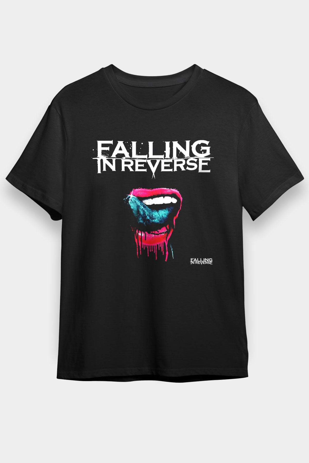 Falling In Reverse Siyah Unisex Tişört T-Shirt - TişörtFabrikası