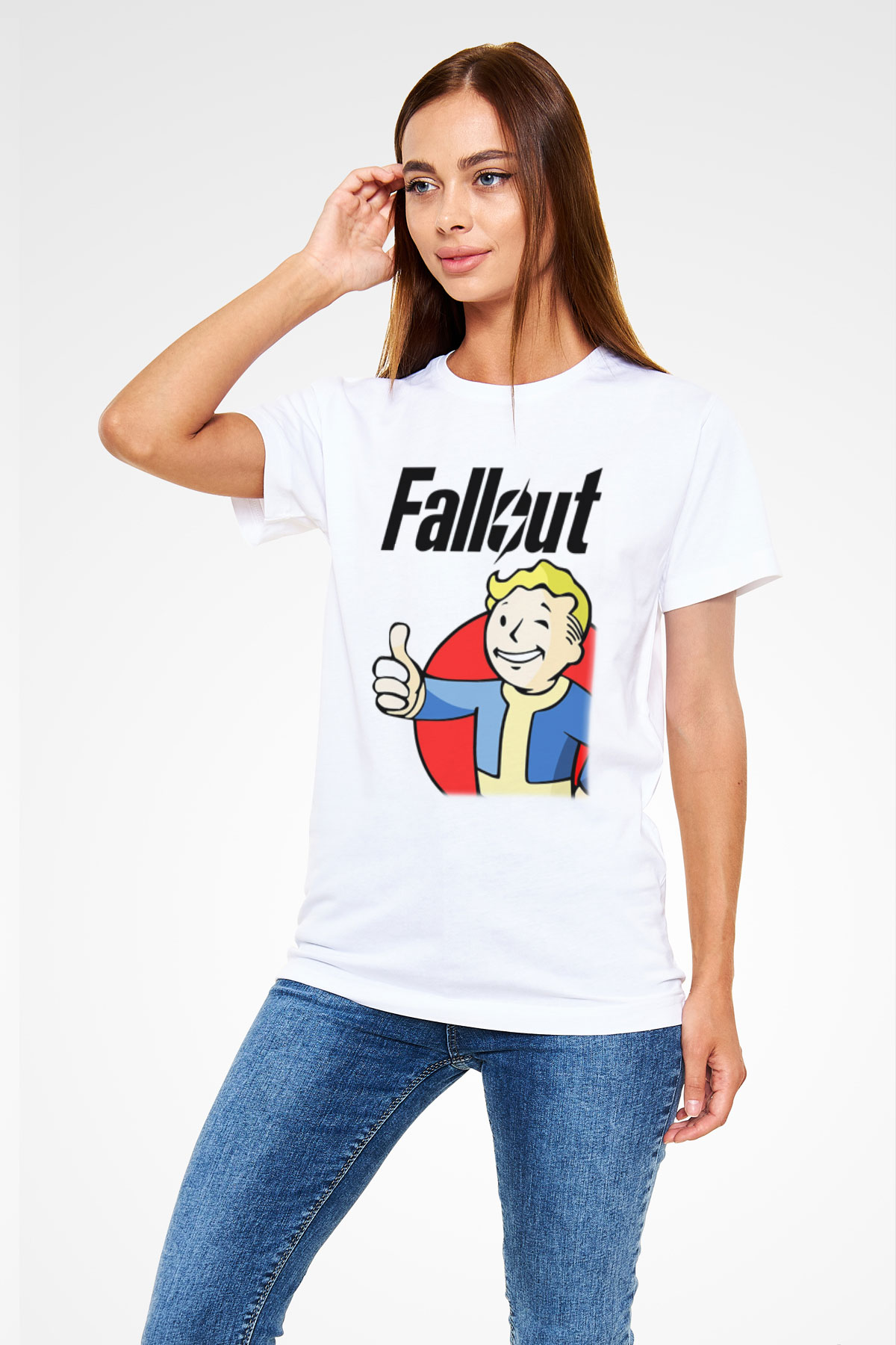 Fallout Beyaz Unisex Tişört T-Shirt