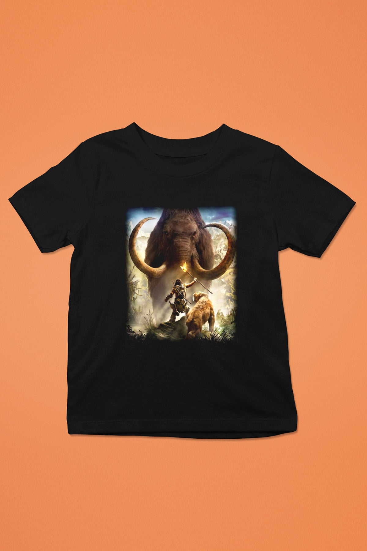 Far Cry Baskılı Siyah Unisex Çocuk Tişört
