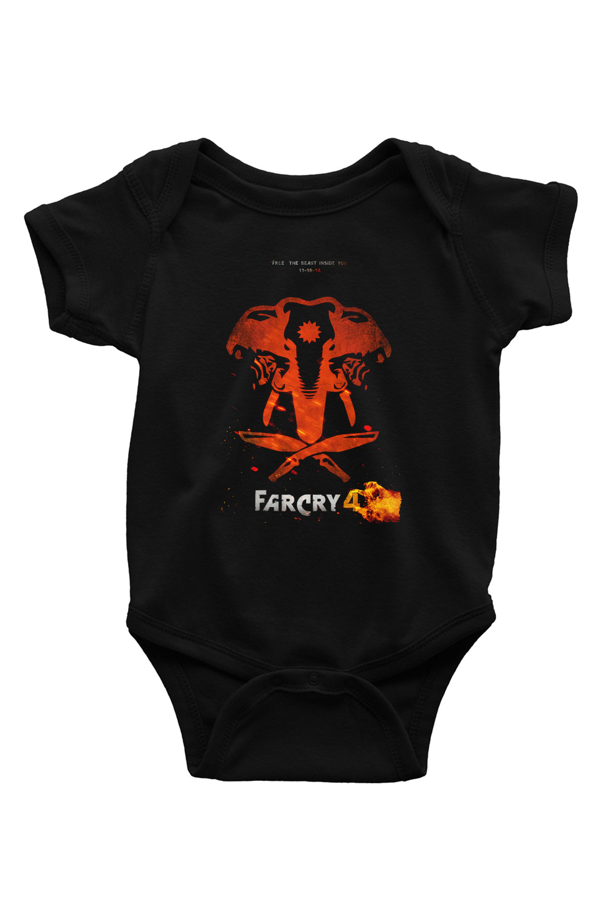 Far Cry Siyah Bebek Body - Zıbın