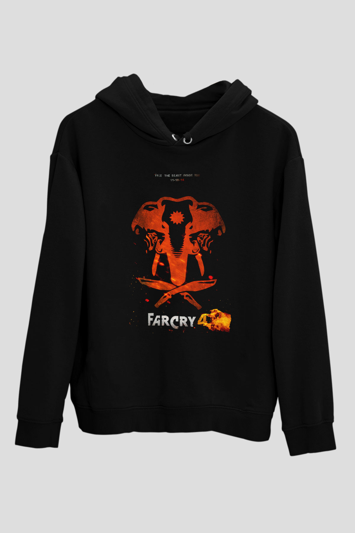 Far Cry Siyah Unisex Hoodie