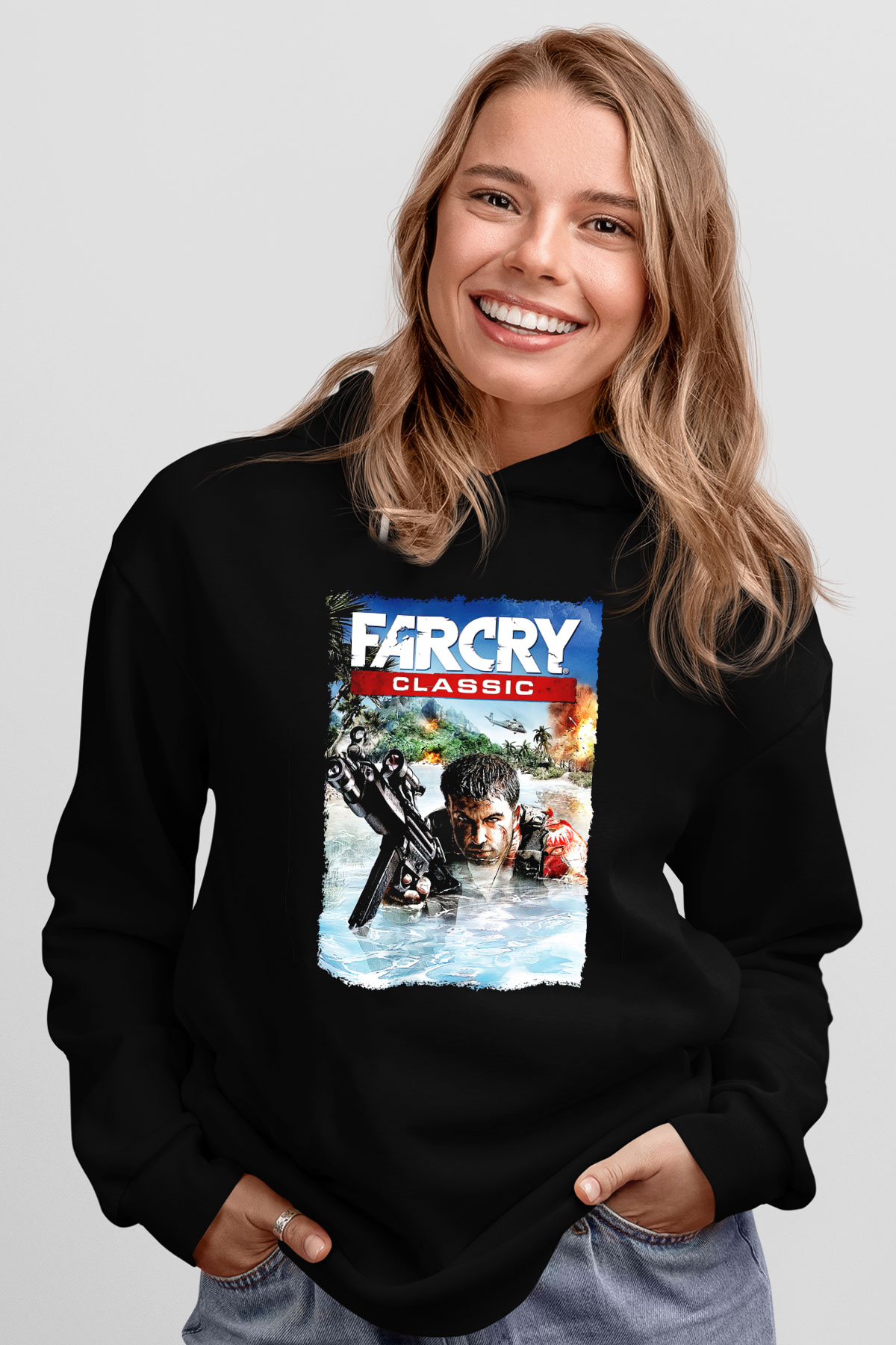 Far Cry Siyah Unisex Hoodie