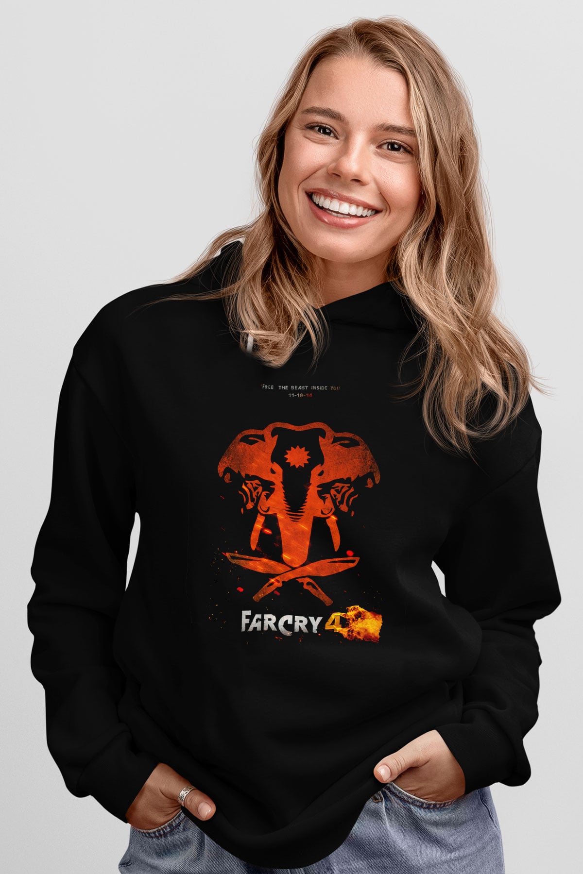 Far Cry Siyah Unisex Hoodie